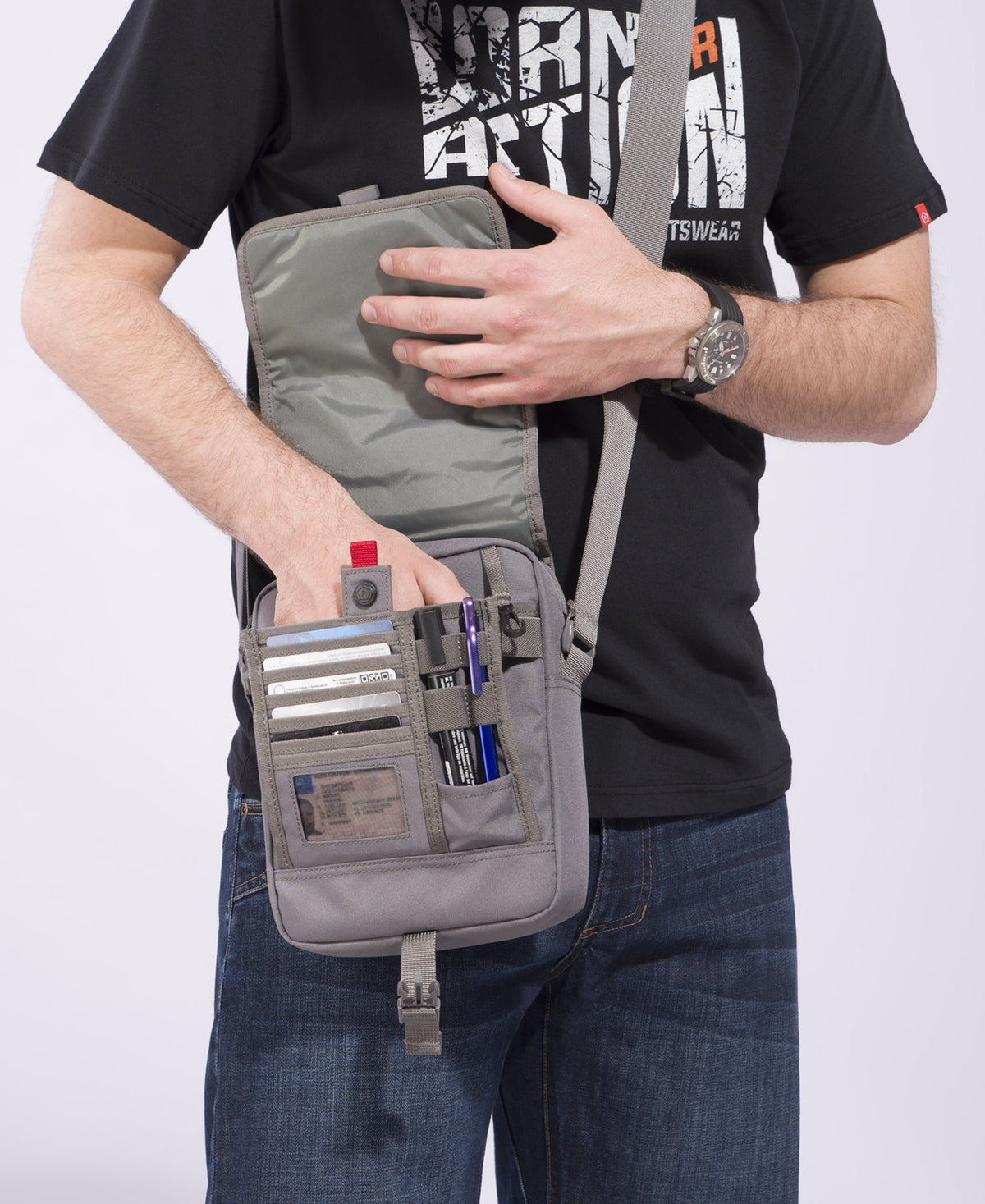Pentagon Messenger torba čez ramo, coyote