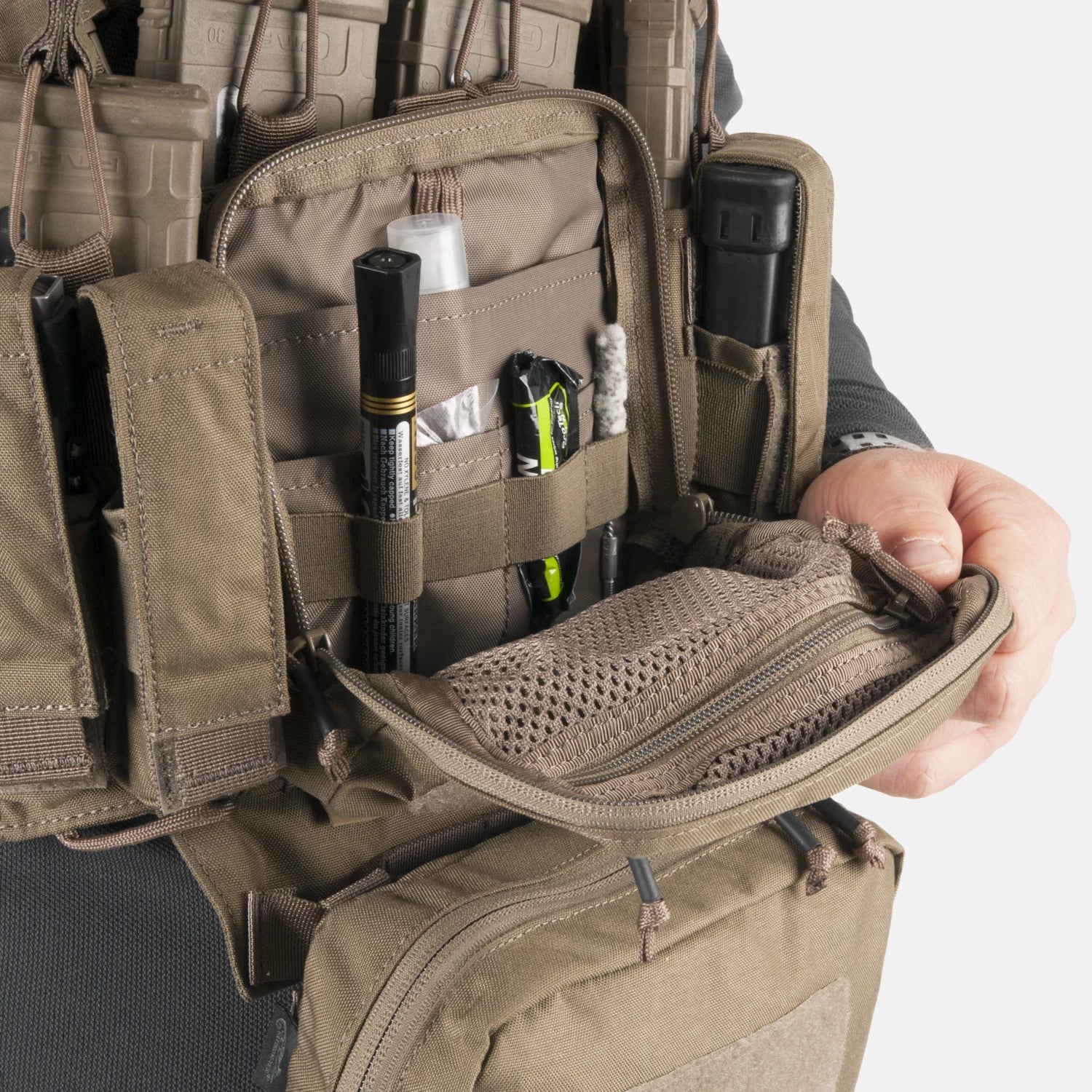 Helikon-Tex Training Mini Rig vesta, olivová – detail 5