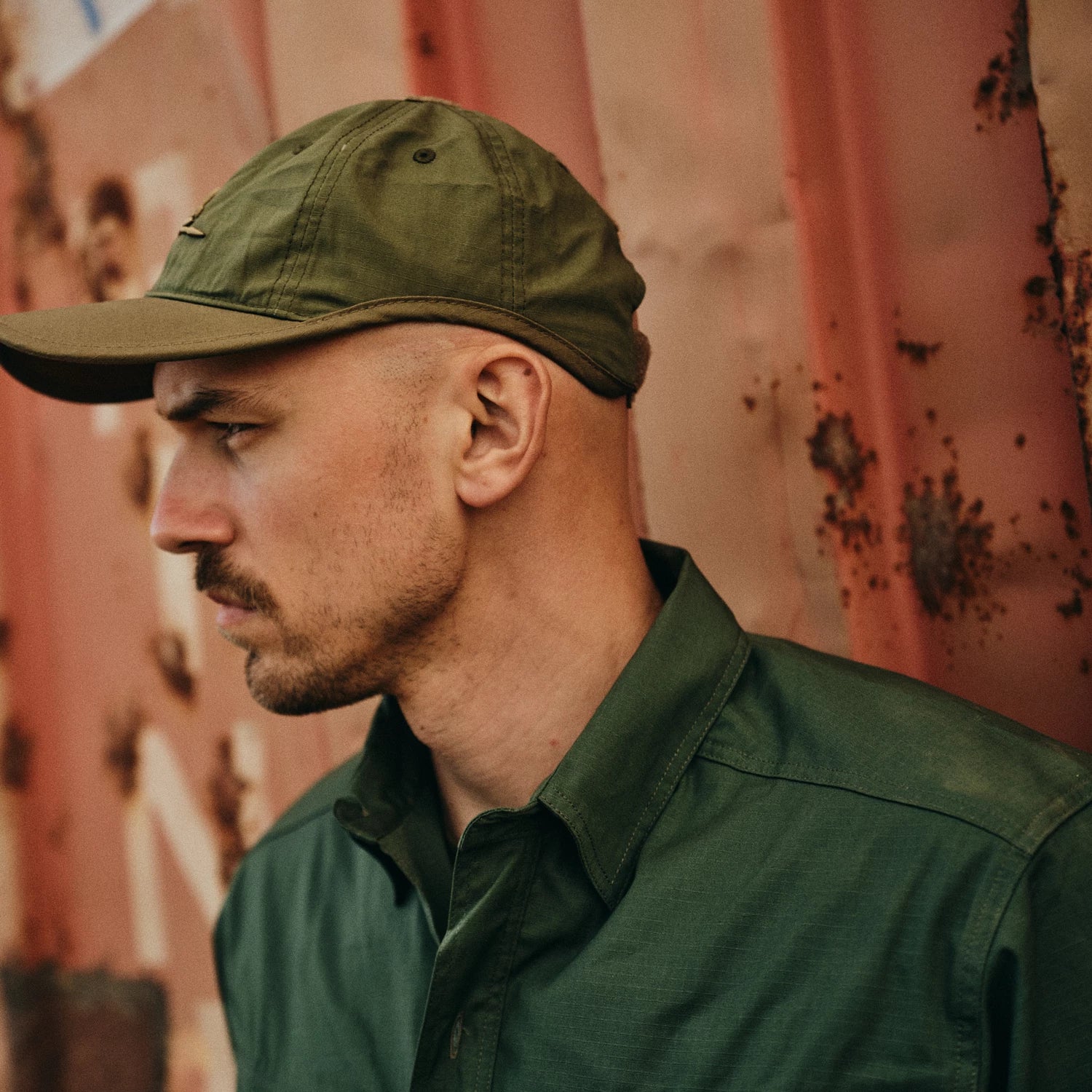 Helikon-Tex DEFENDER Mk2 košeľa s dlhým rukávom PolyCotton Ripstop, olivovo zelená – v použití 2