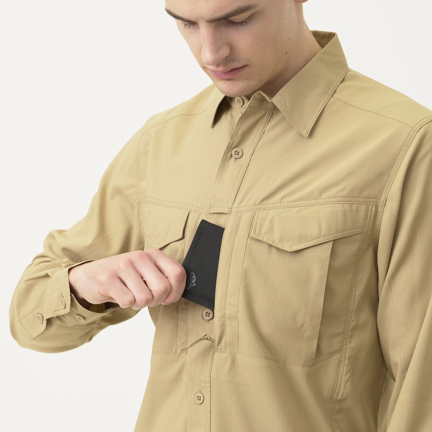 Helikon-Tex DEFENDER Mk2 košeľa Tropical, Dark Olive – detail 3