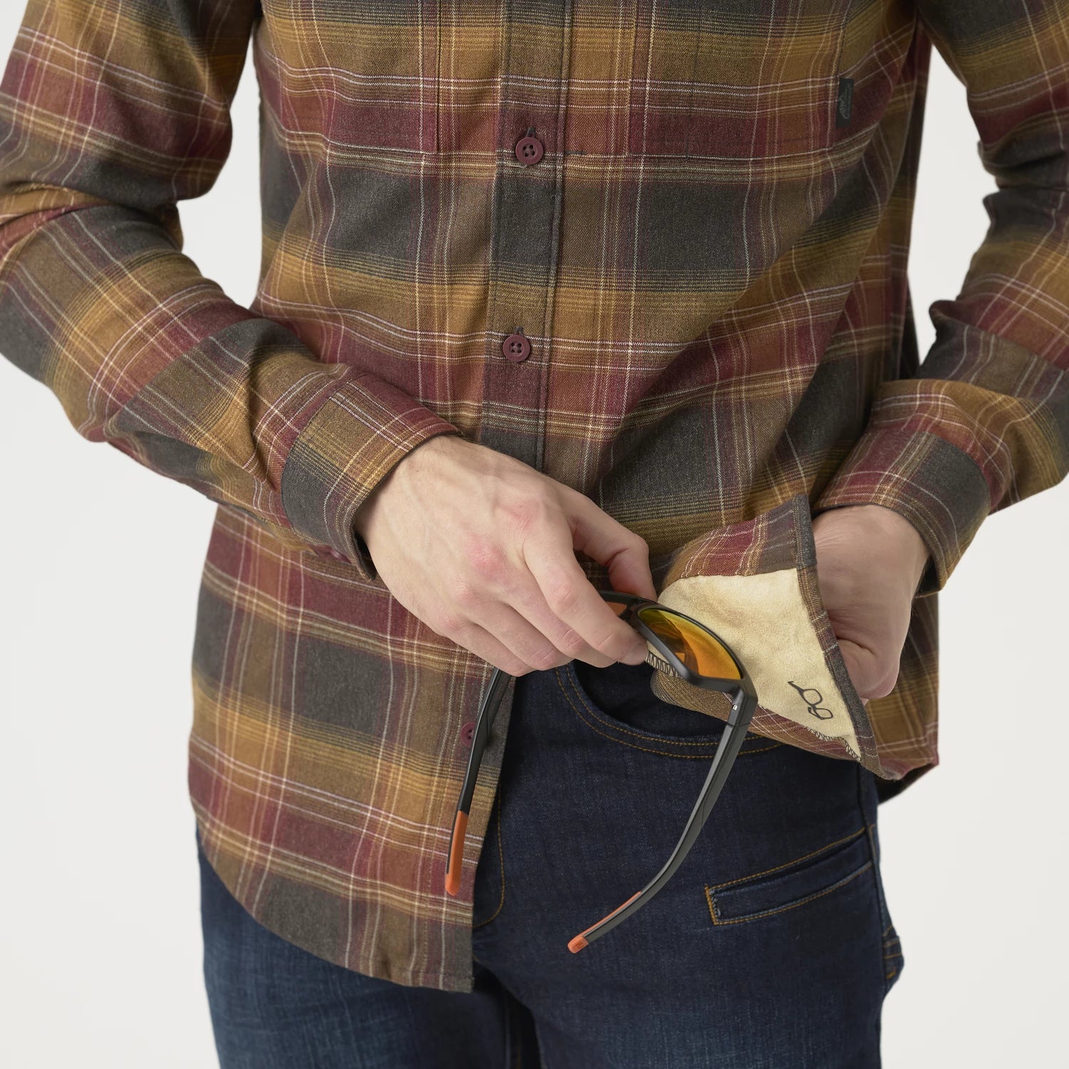 Helikon-Tex GreyMan košeľa Graphite Plaid – detail 8