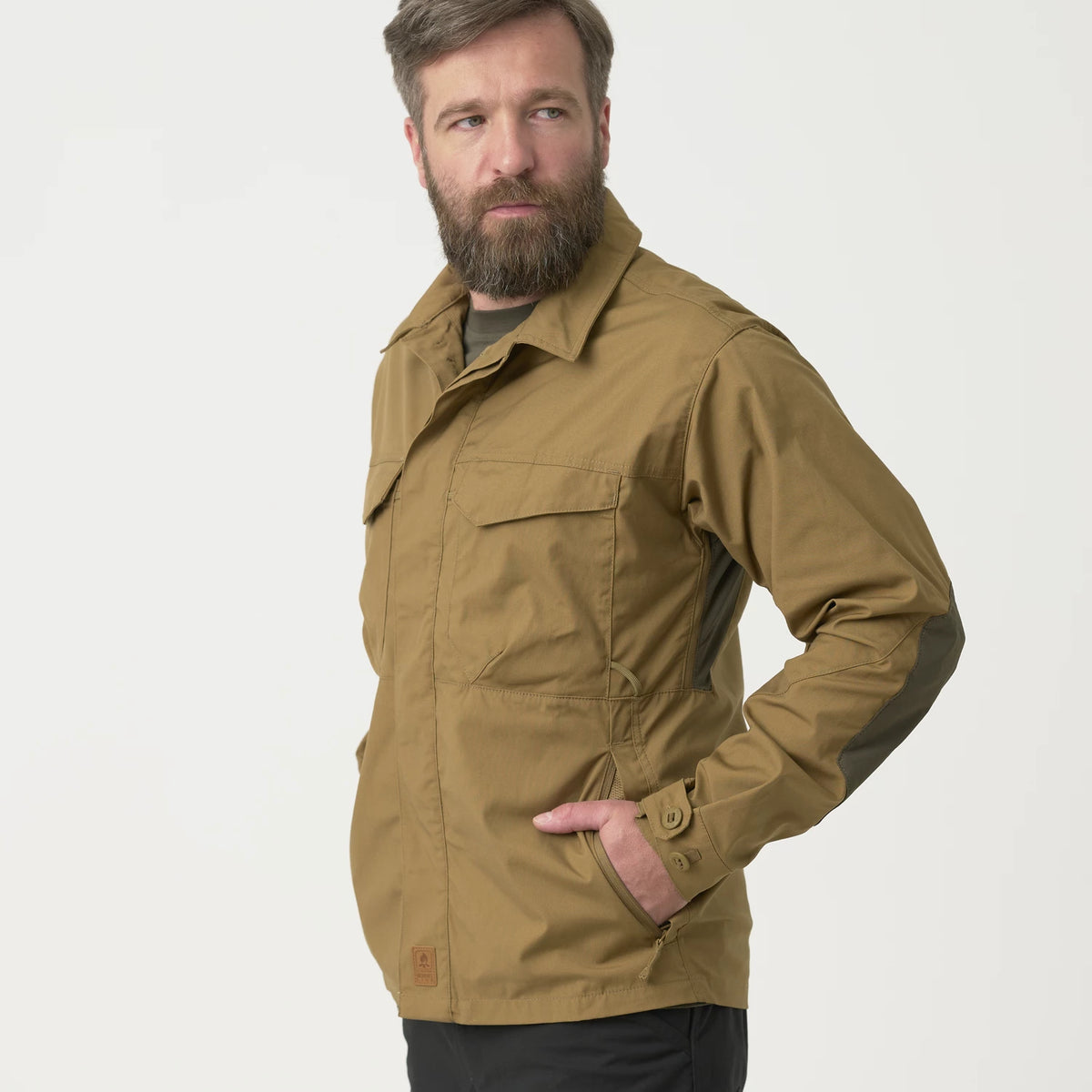 Helikon-Tex WOODSMAN košeľa Taiga Green / Black – detail 6