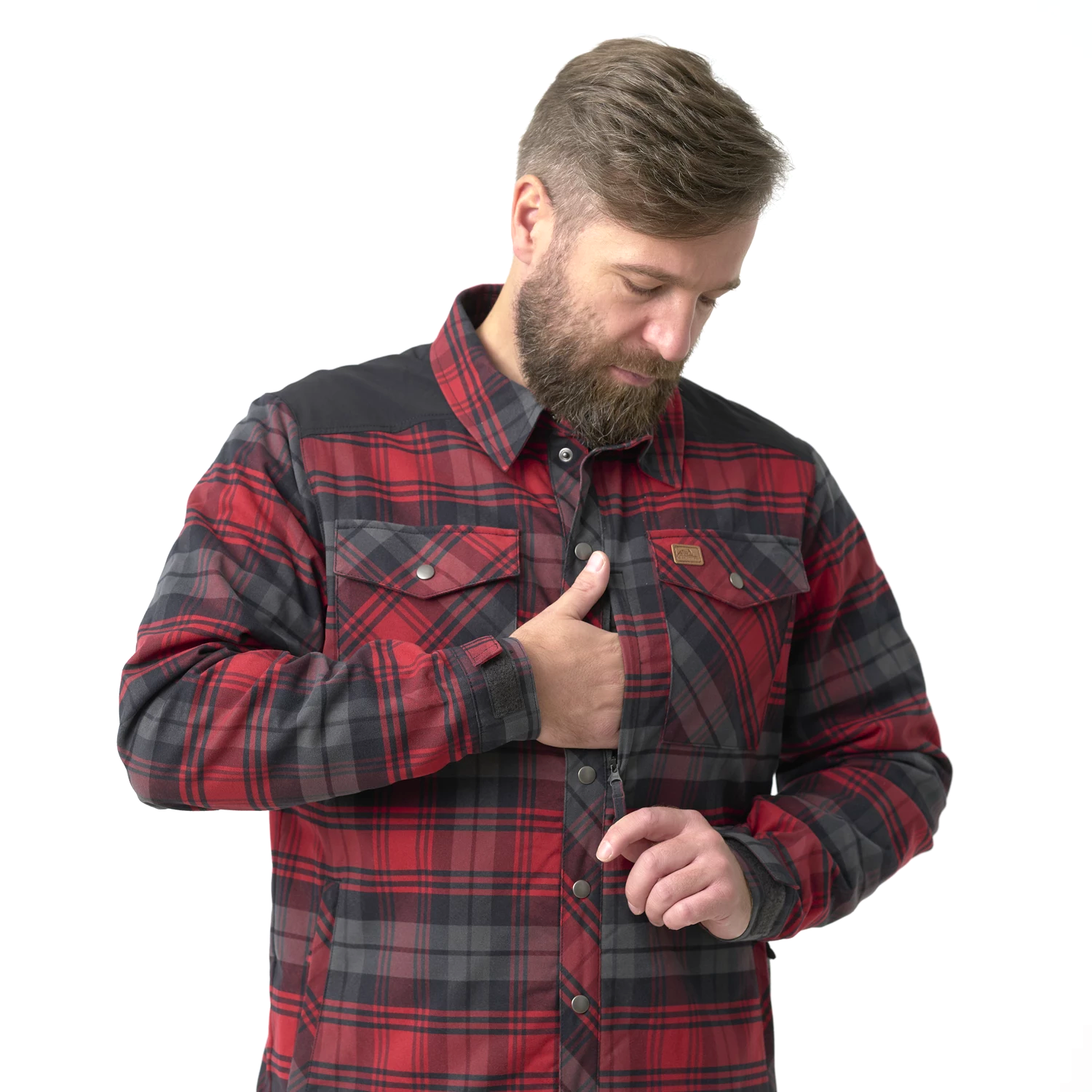 Helikon-Tex Warden zimná košeľa, Forest Blue Plaid