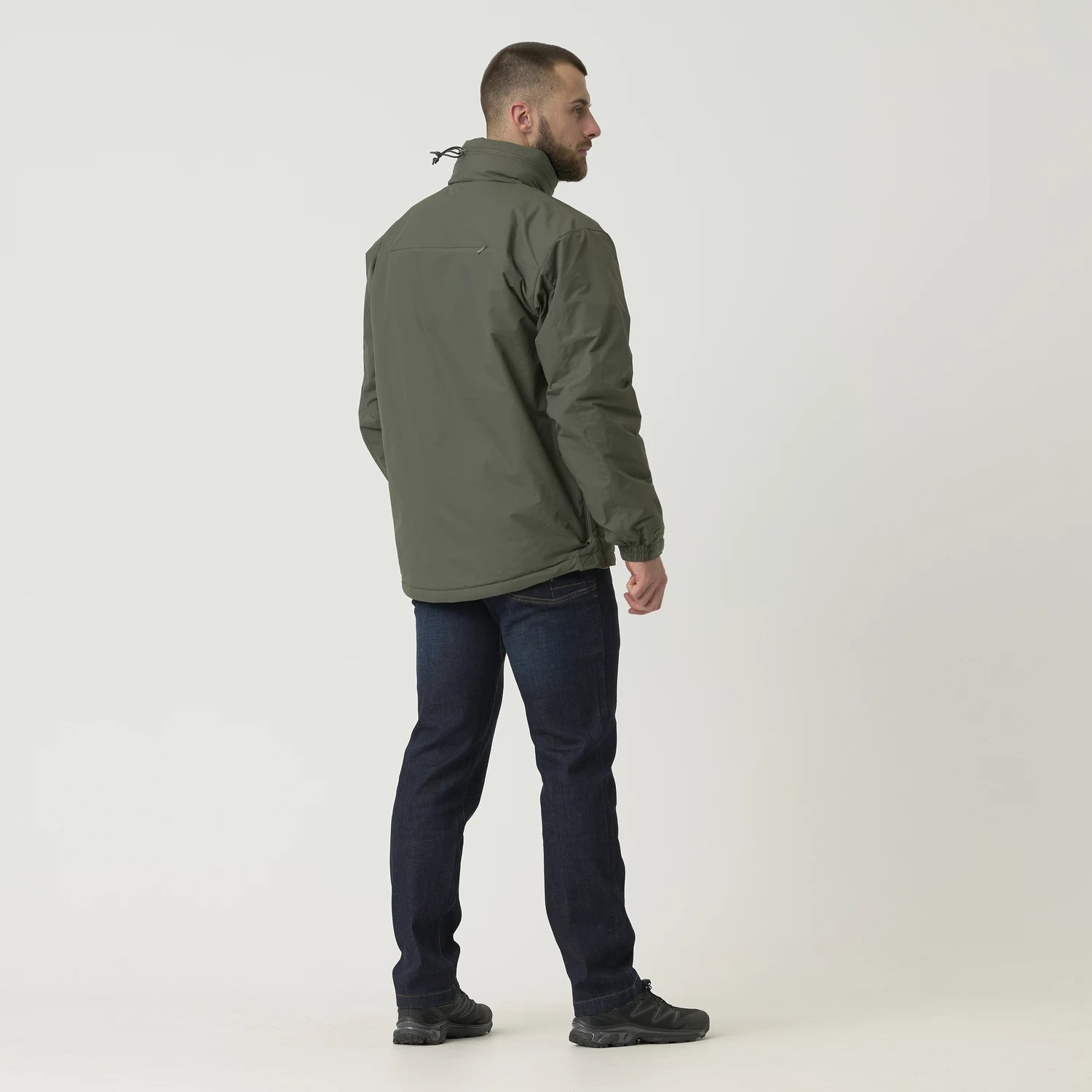Helikon-Tex HUSKY bunda tactical taktická, alpha green – detail 1
