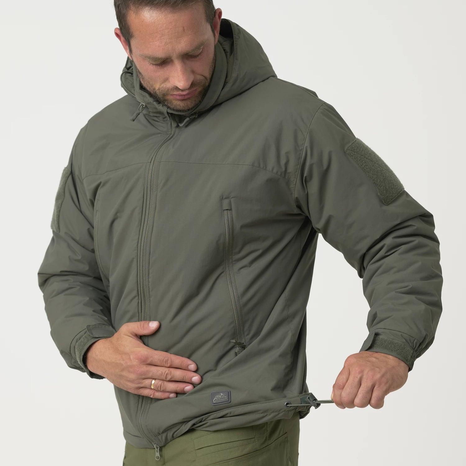 Helikon-Tex LEVEL 7 ľahká zimná bunda Climashield Apex 100g, Flecktarn – detail 3