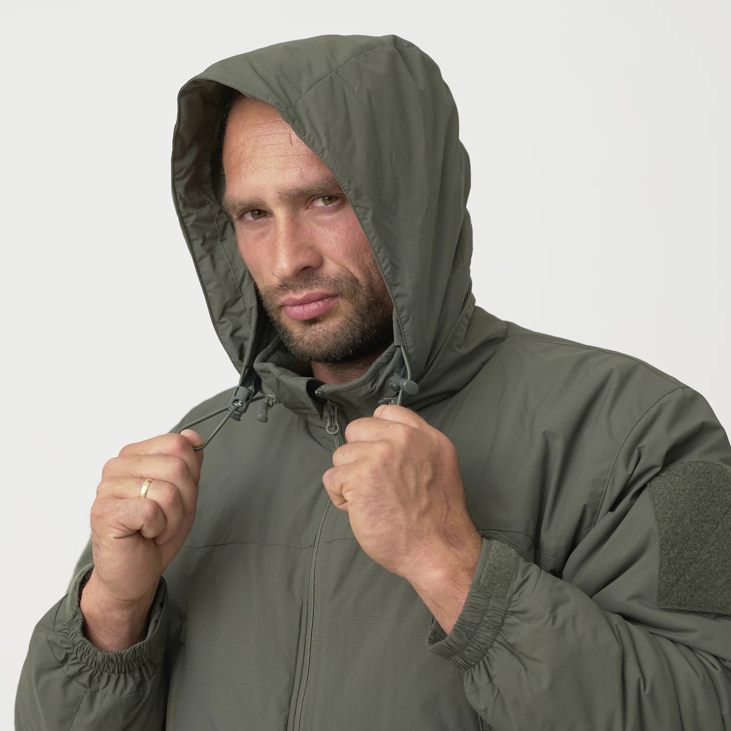 Helikon-Tex LEVEL 7 ľahká zimná bunda Climashield Apex 100g, Coyote – detail 4