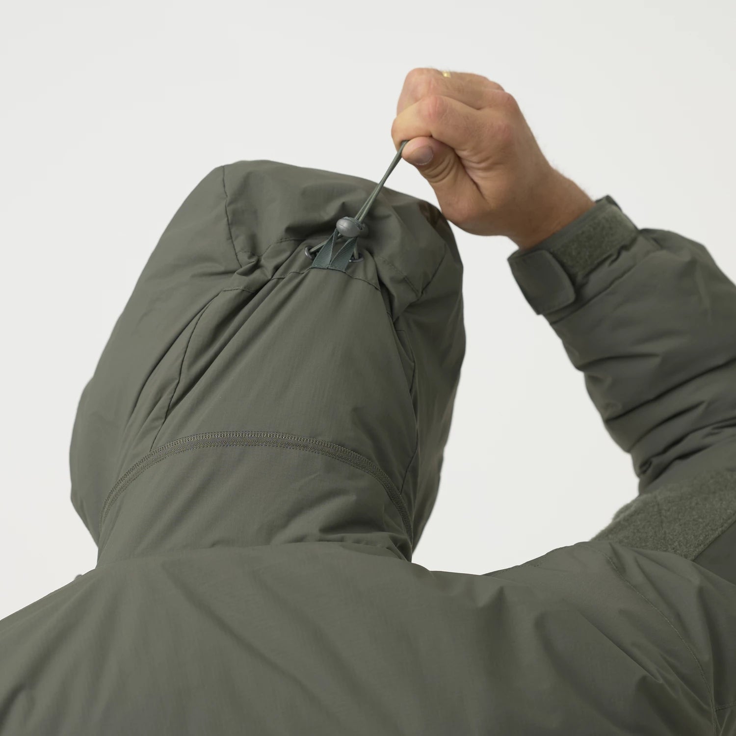 Helikon-Tex LEVEL 7 ľahká zimná bunda Climashield Apex 100g, Alpha Green – detail 5