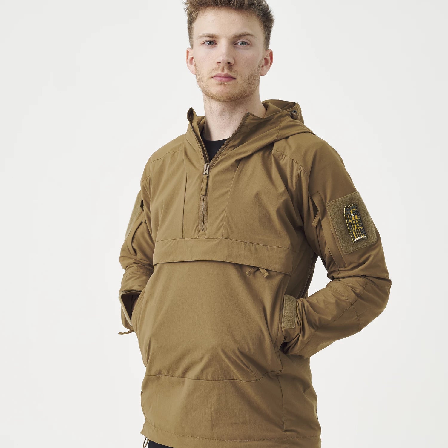 Helikon-Tex MISTRAL Soft Shell anorak bunda, Black – detail 2