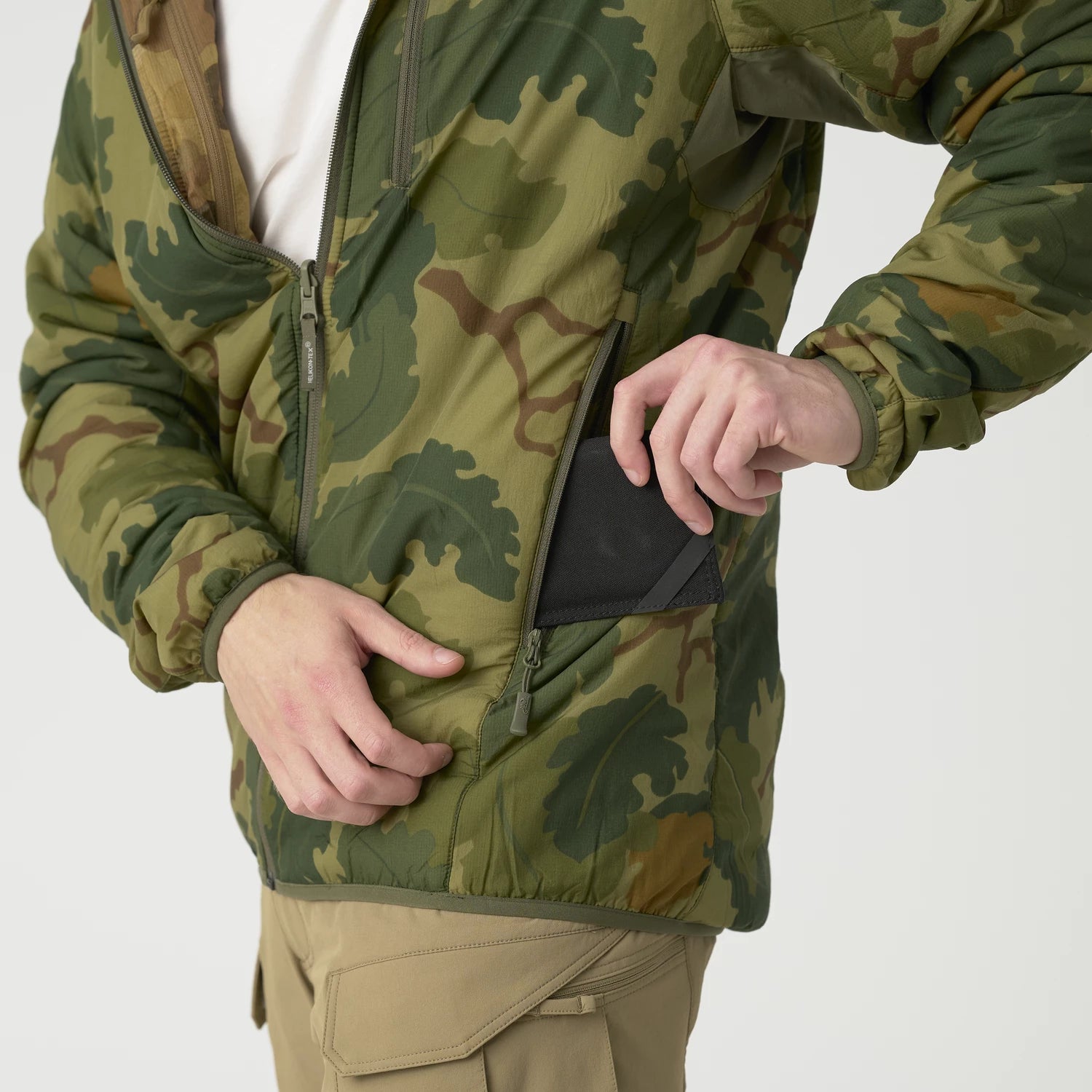 Helikon-Tex Wolfhound Obojstranná bunda Windpack, Desert Night Camo/US – detail 4