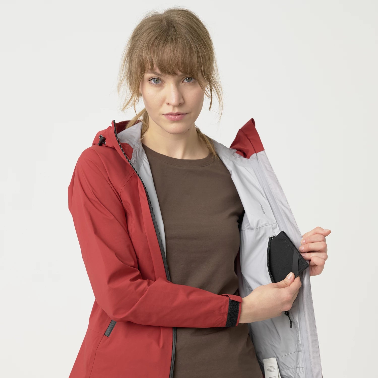 Helikon-Tex SQUALL Hardshell bunda dámska TorrentStretch, Crimson Sky – detail 10