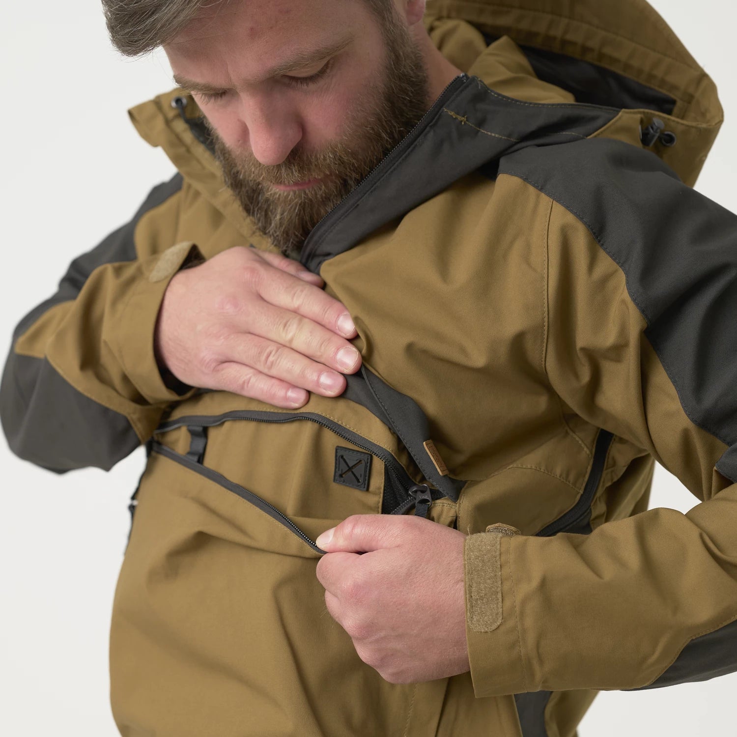 Helikon-Tex WOODSMAN Anorak bunda, Taiga green – detail 3