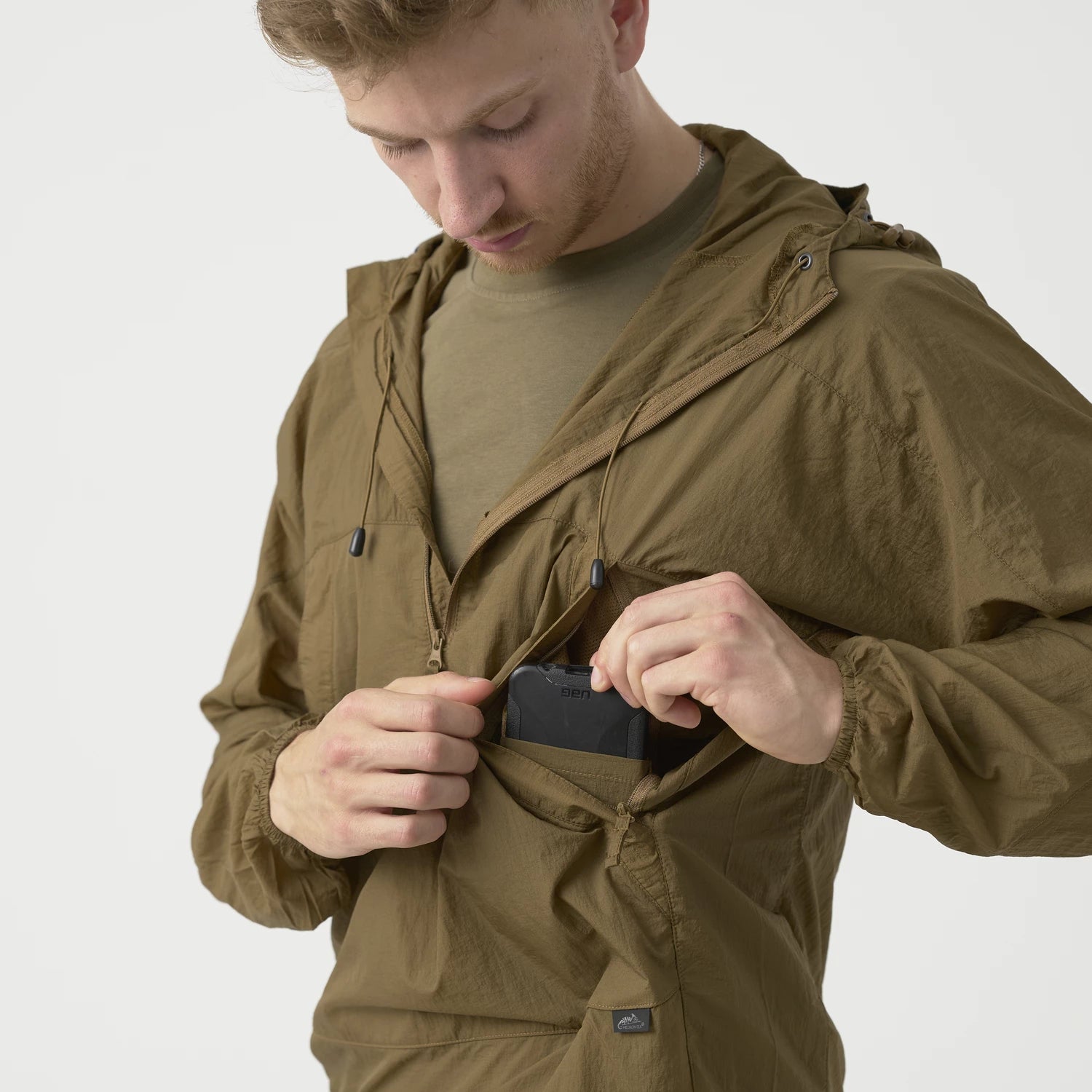 Helikon-Tex WINDRUNNER® bunda WindPack® Nylon, Black – detail 3