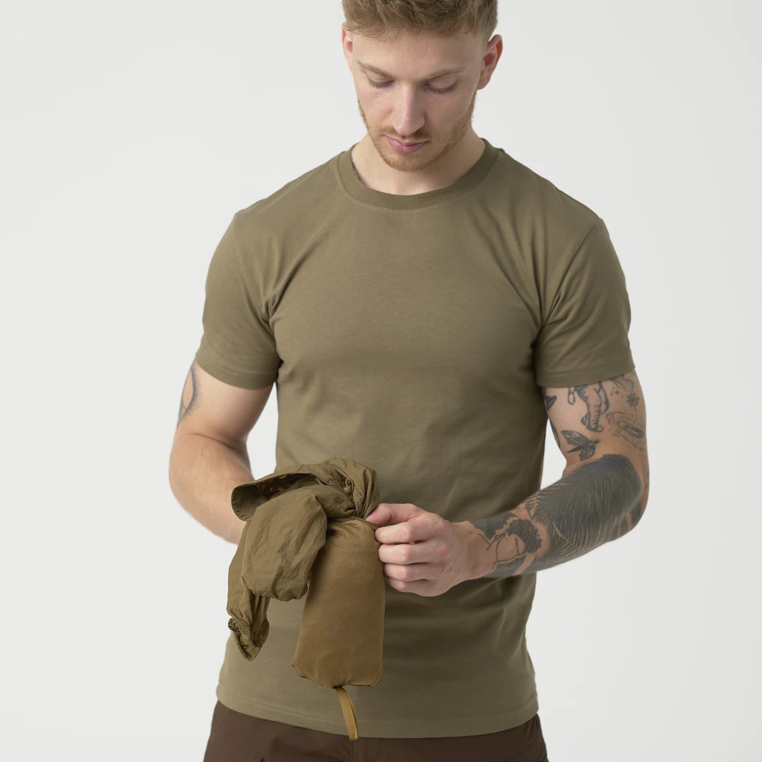 Helikon-Tex WINDRUNNER vetrovka WindPack Nylon, Taiga Green – detail 6