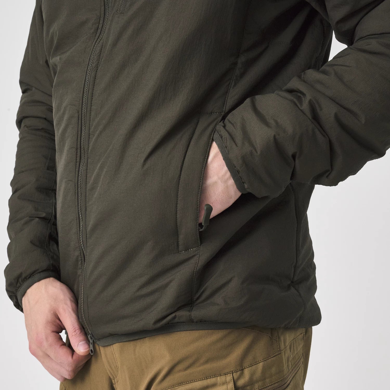 Helikon-Tex WOLFHOUND bunda s kapucňou Climashield Apex, Coyote – detail 4