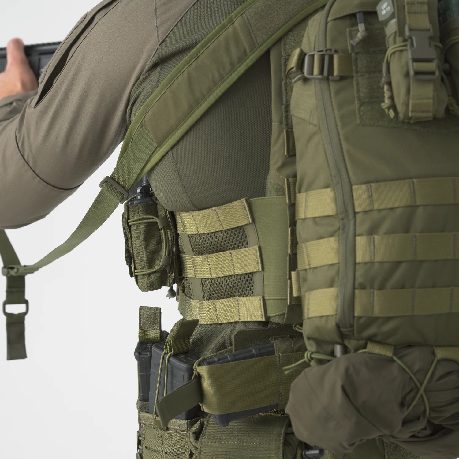 Helikon-Tex Guardian Cummerbund Quick Release rýchlospojovací bočný panel, Olive Green – detail 4