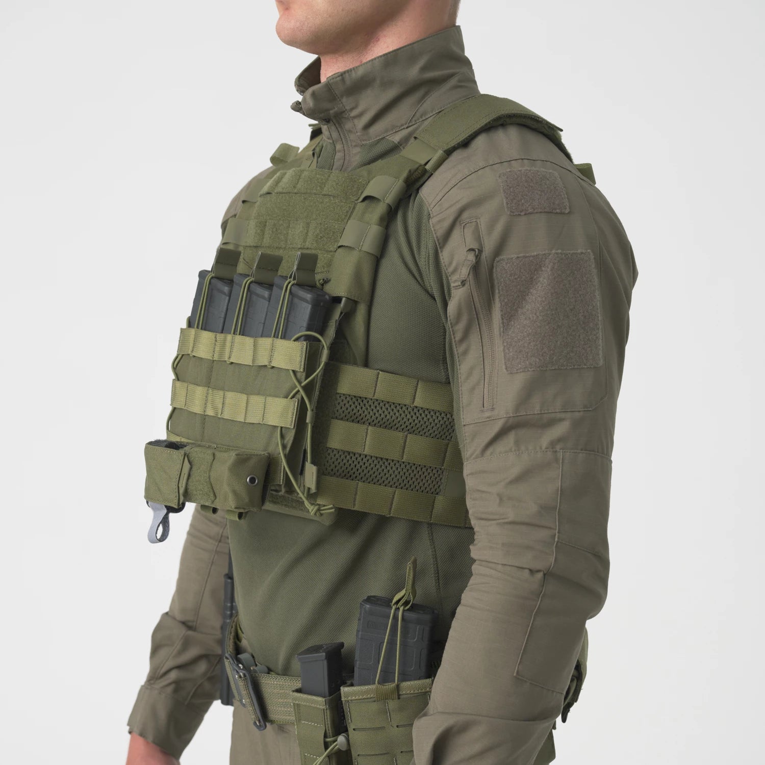 Helikon-Tex Guardian Cummerbund vesta taktická s MOLLE, Olive Green – detail 1