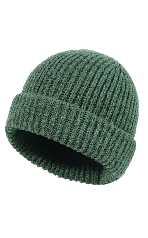 WARAGOD Mjuka knitted balaclava 2 in 1, army green