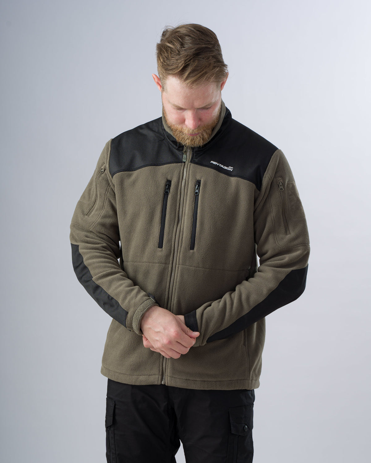 Pentagon Nestor Tactical giacca in pile, grigio scuro