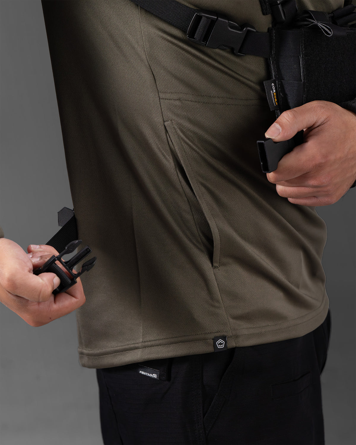 Pentagon Orion Activity camicia, cinder grey