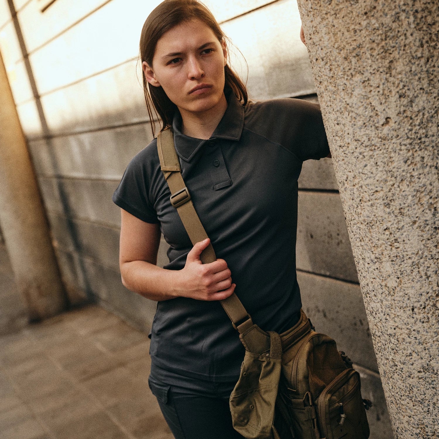 Helikon-Tex UTL Polo tričko dámske – v použití 1