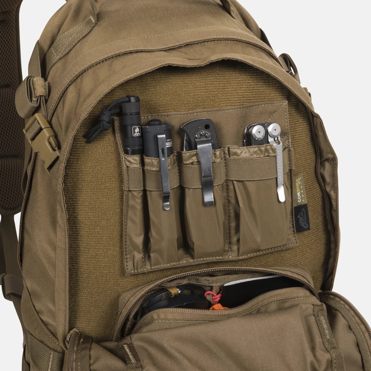 Helikon-Tex EDC batoh Cordura, olivovo zelená – detail 4