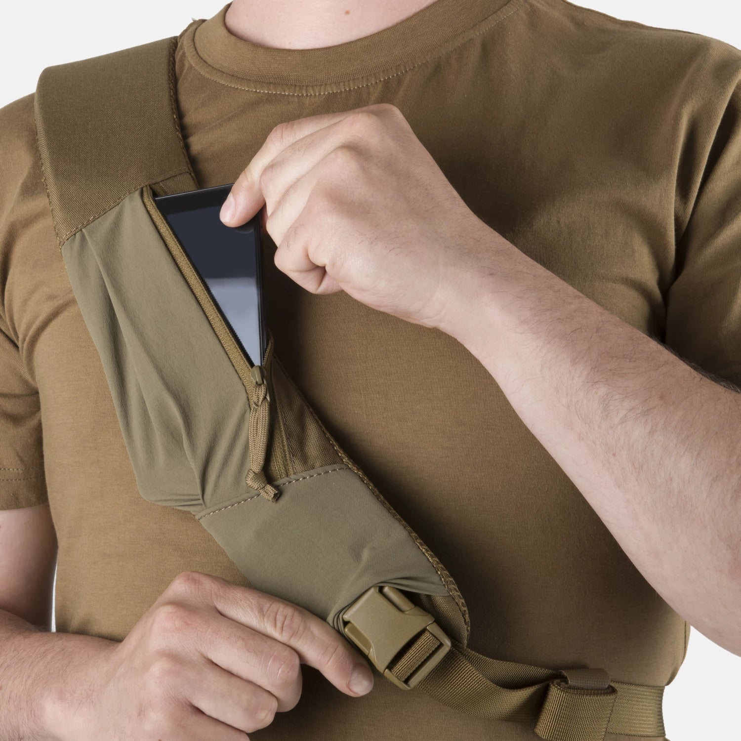 Helikon-Tex EDC Sling batoh, Shadow Grey – detail 5