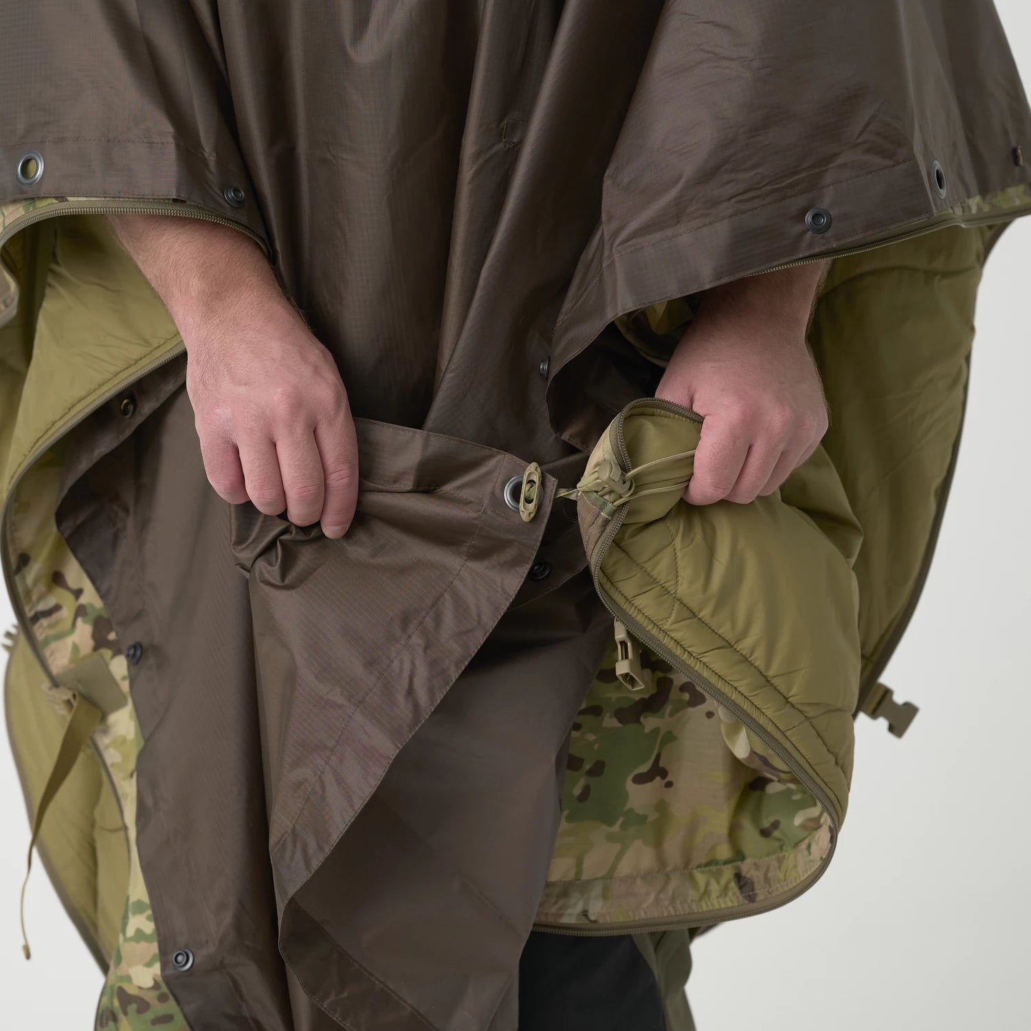 Helikon-Tex Pončo U.S. Model, Taiga Green – detail 1