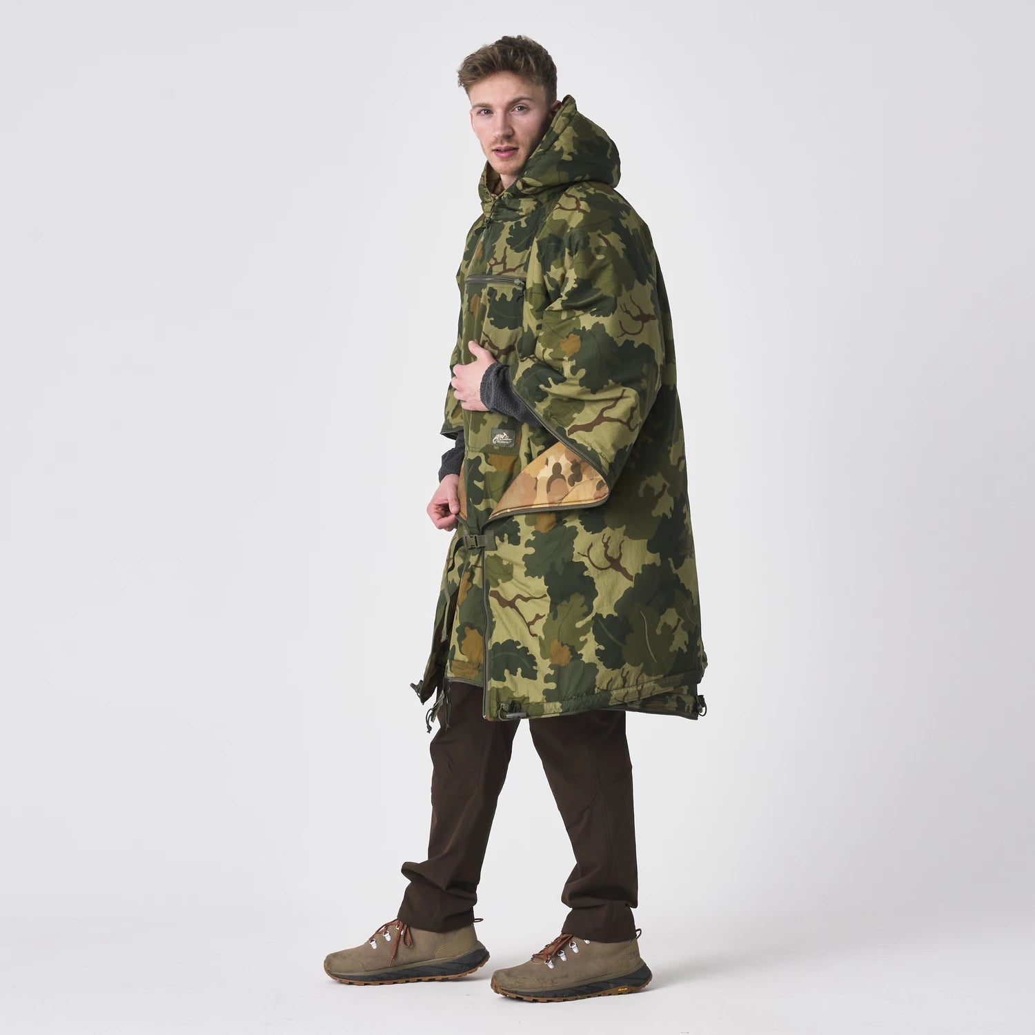Helikon-Tex SWAGMAN ROLL obojstranné pončo, Mitchell Camo Leaf / Mitchell Camo Clouds – detail