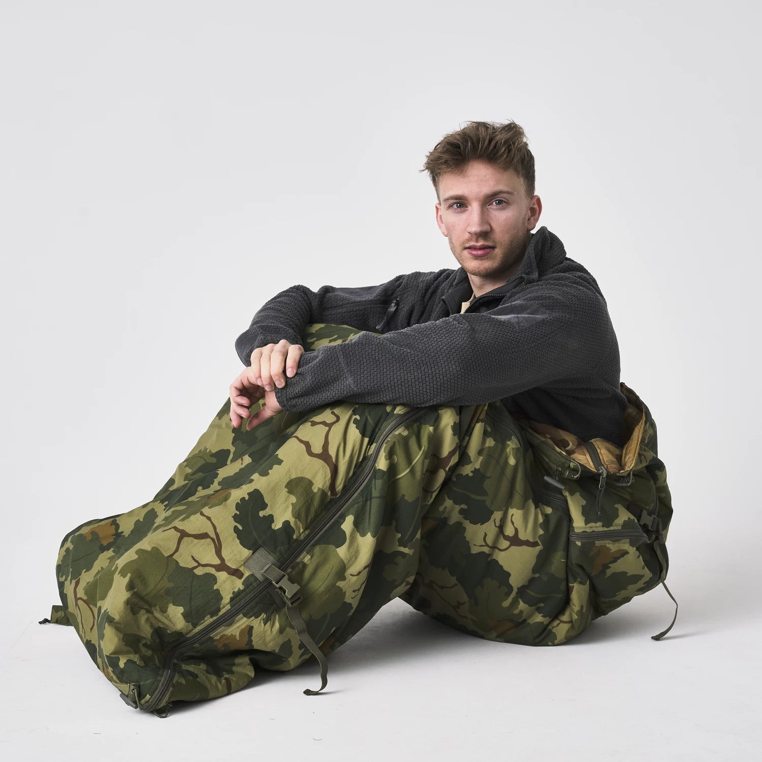 Helikon-Tex SWAGMAN ROLL obojstranné pončo, Mitchell Camo Leaf / Mitchell Camo Clouds – detail 4