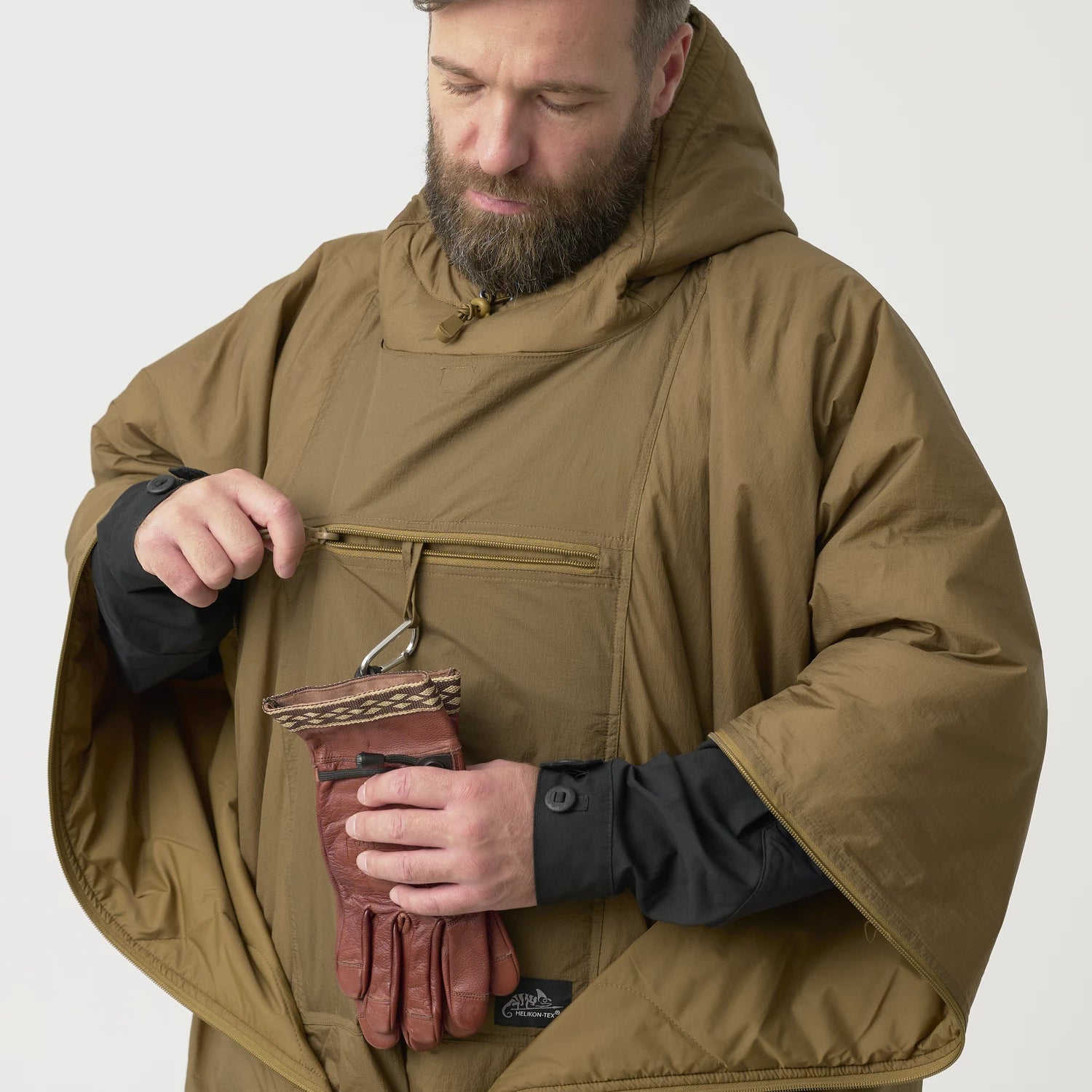 Helikon-Tex SWAGMAN ROLL Poncho, Kojot – detail 4