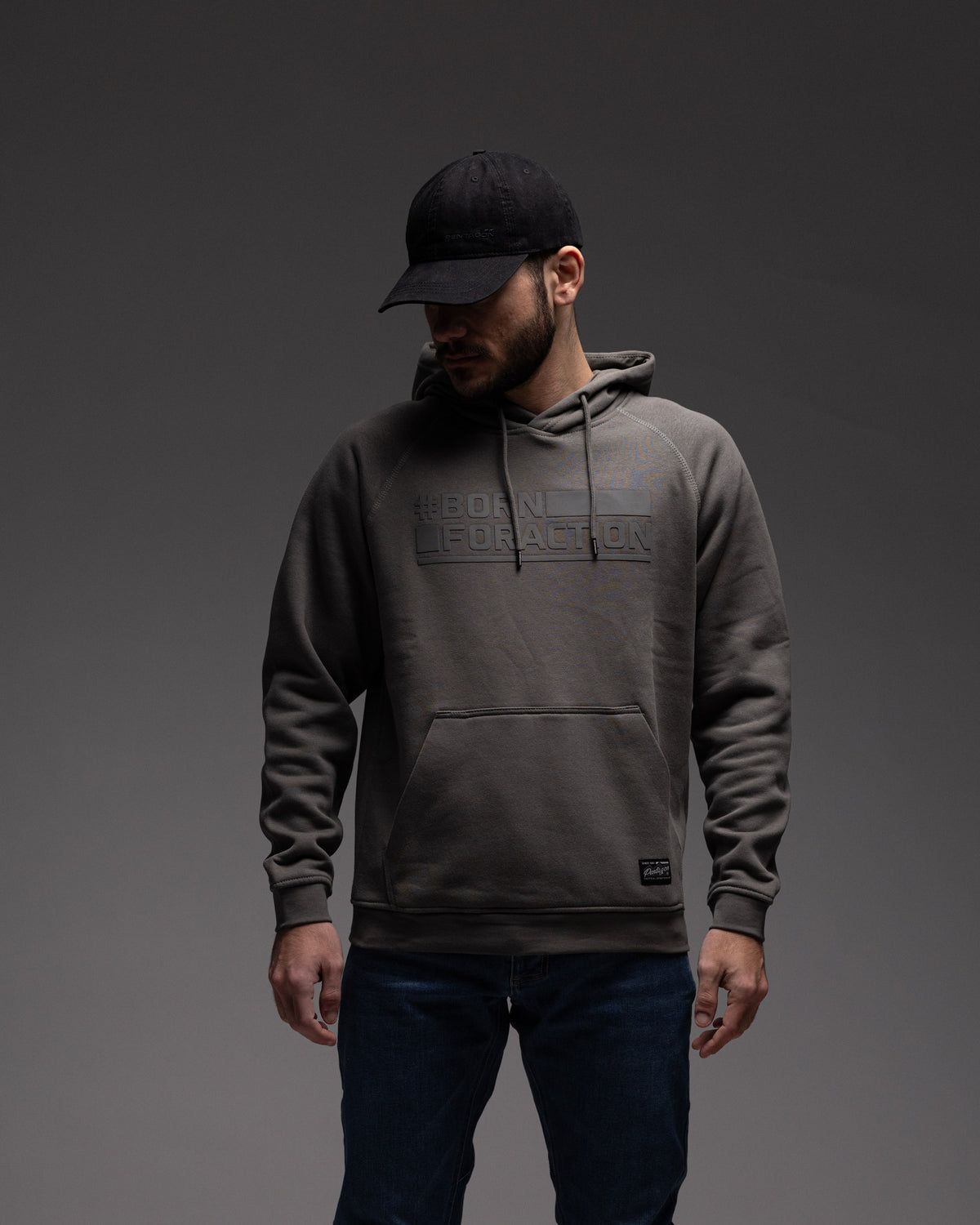 Pentagon Phaeton Born for Action felpa con cappuccio, nera
