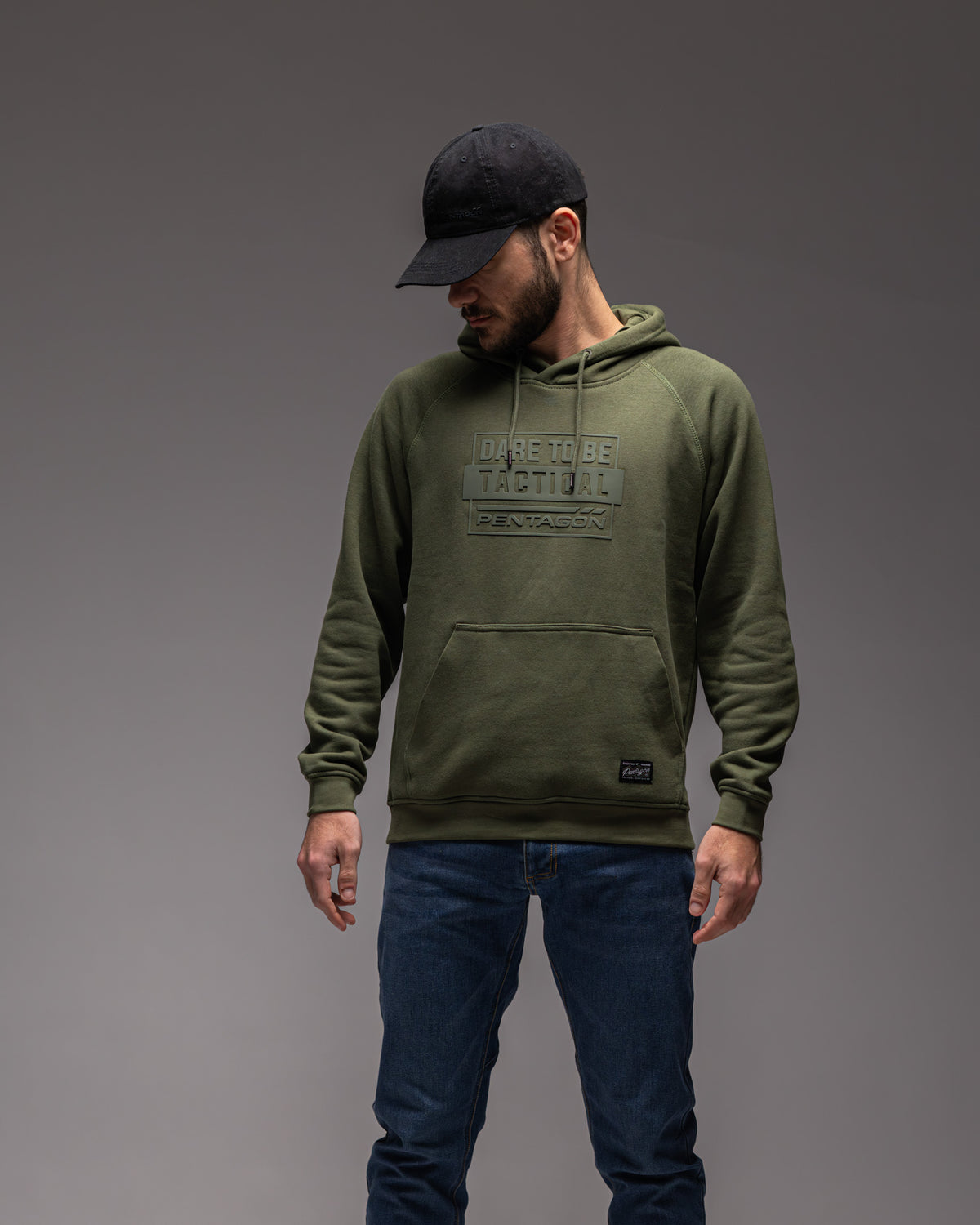 Pentagon Phaeton felpa con cappuccio, nera