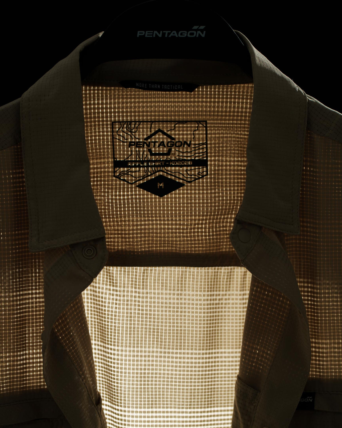 Pentagon Camicia Ripple Sunproof, kaki
