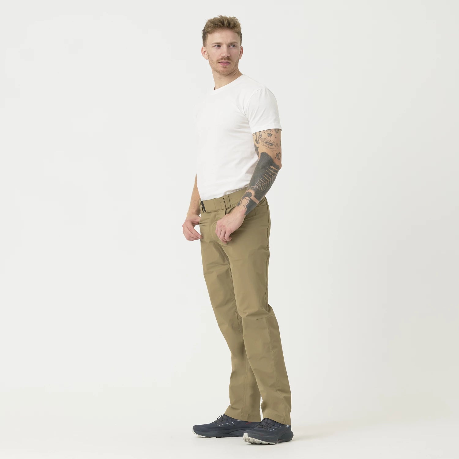 Helikon-Tex COVERT nohavice VersaStretch taktické Versa Stretch, Taiga Green – detail 1