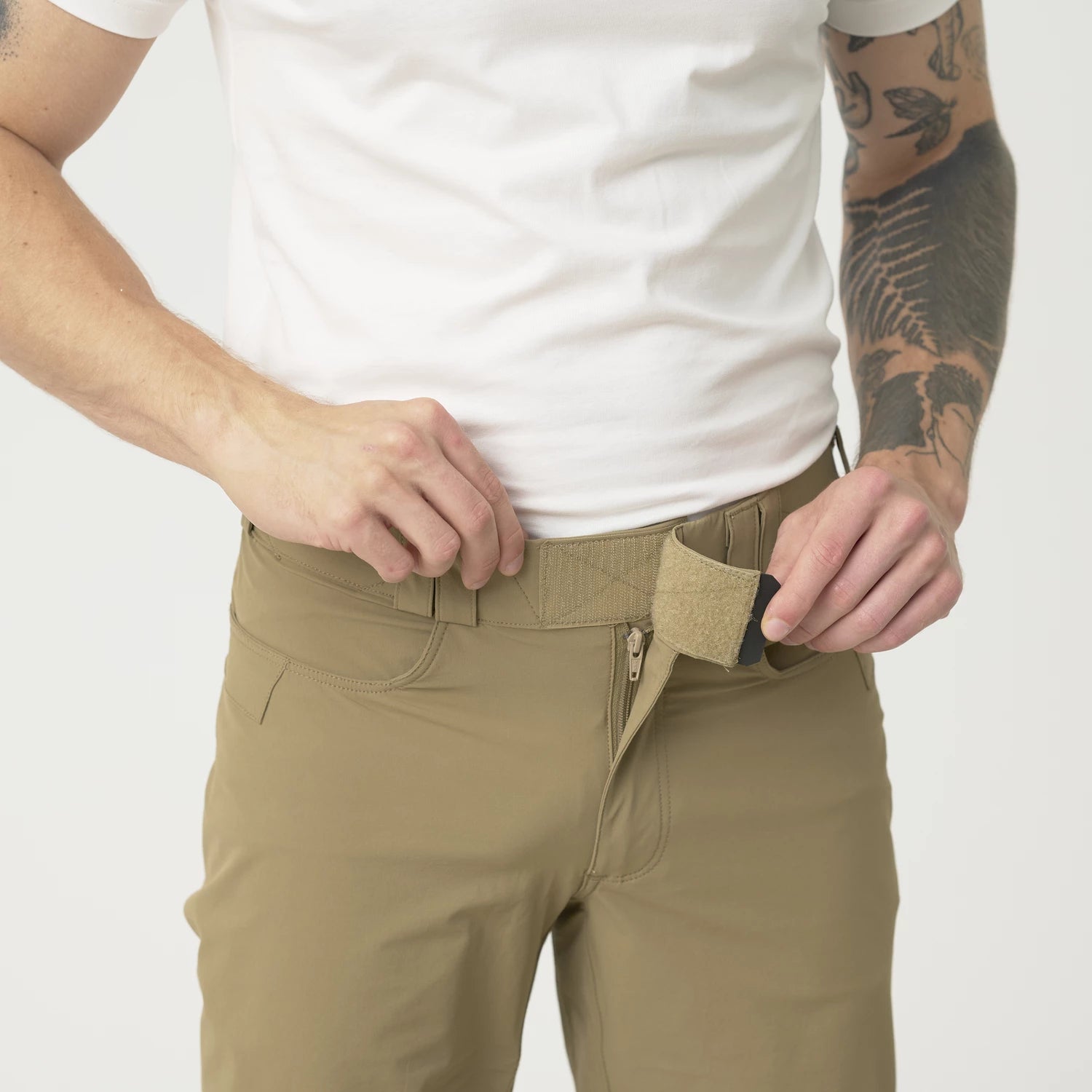 Helikon-Tex COVERT nohavice VersaStretch taktické Versa Stretch, Taiga Green – detail 2