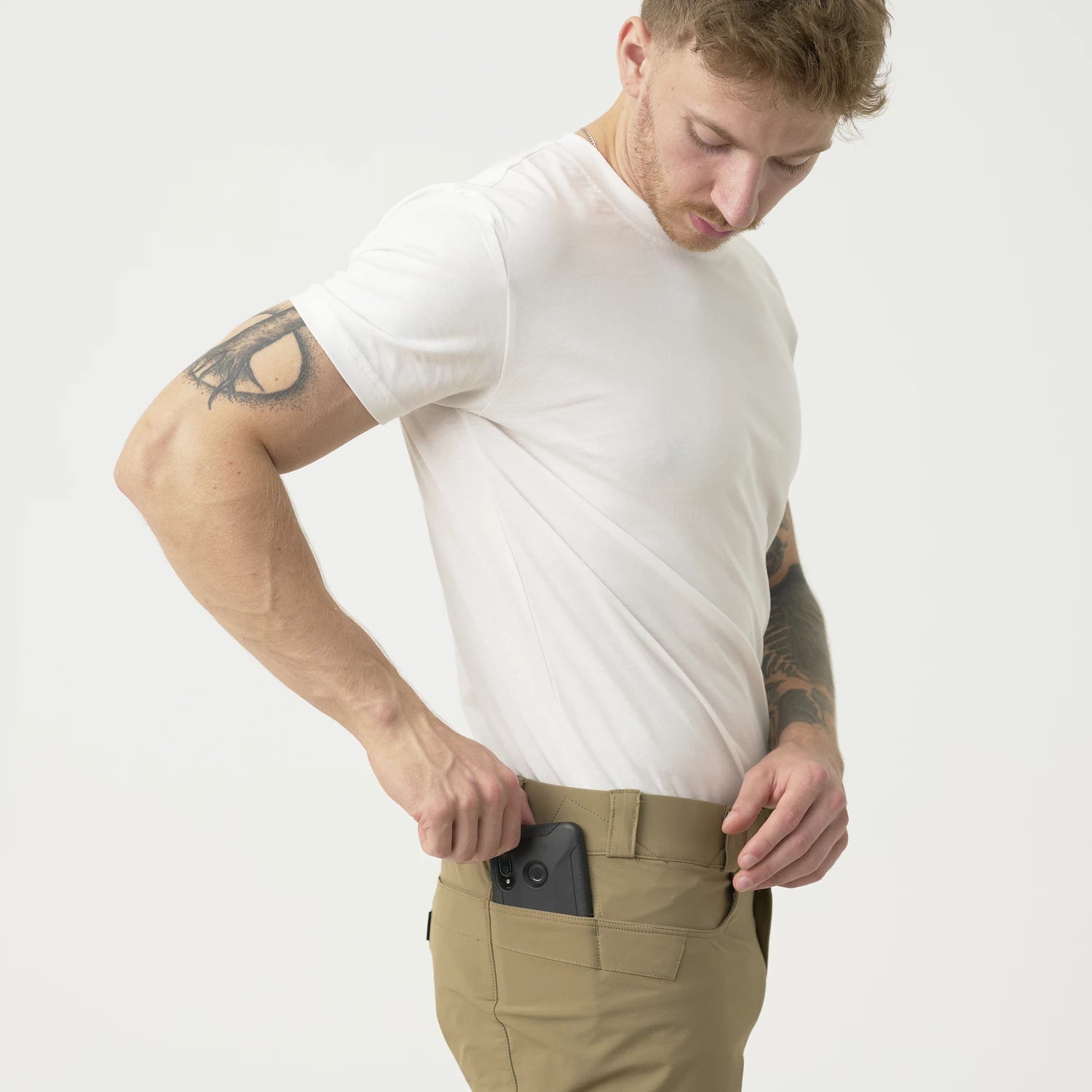 Helikon-Tex COVERT nohavice VersaStretch taktické Versa Stretch, Taiga Green – detail 5