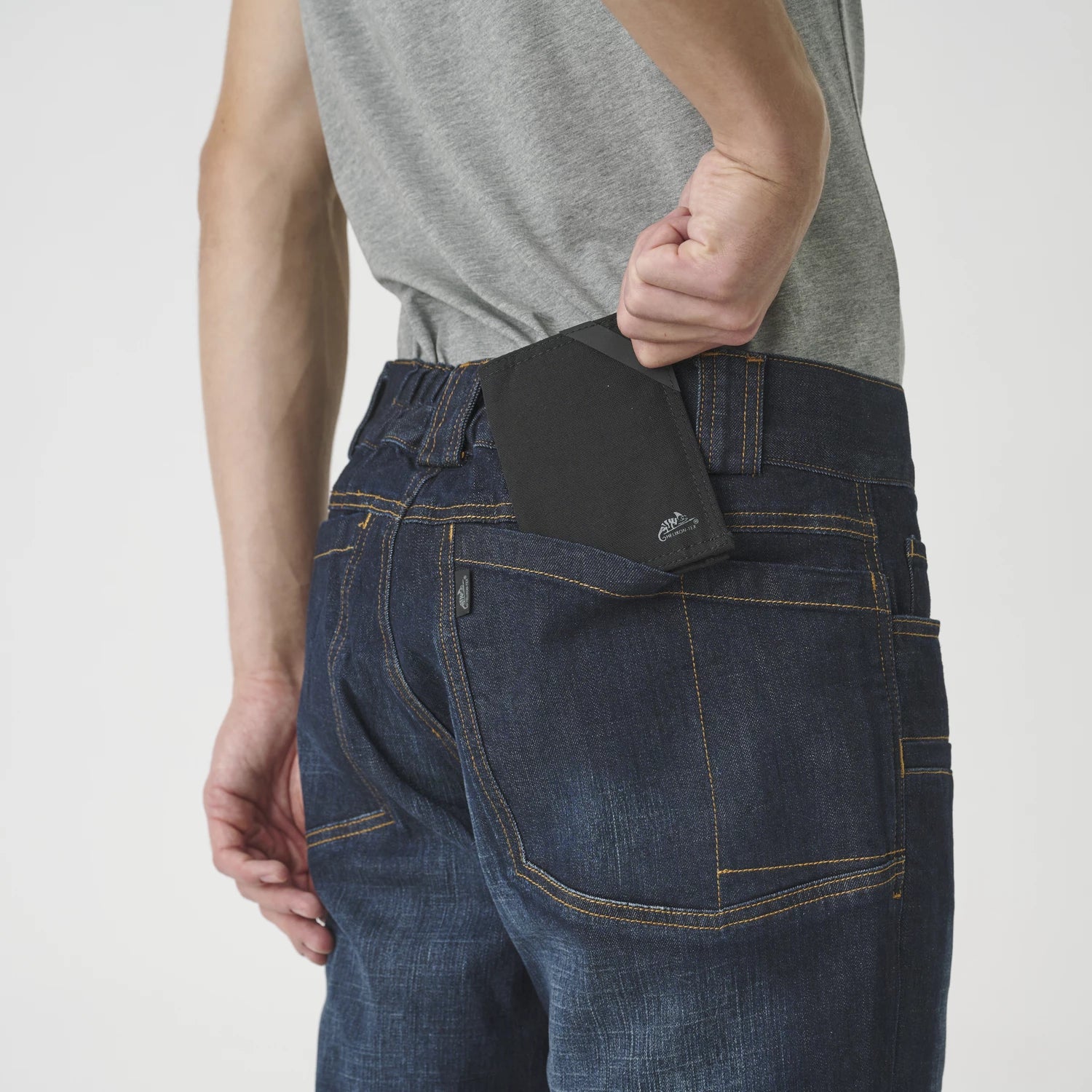 Helikon-Tex Greyman Tactical Jeans nohavice denim, dark blue – detail 3