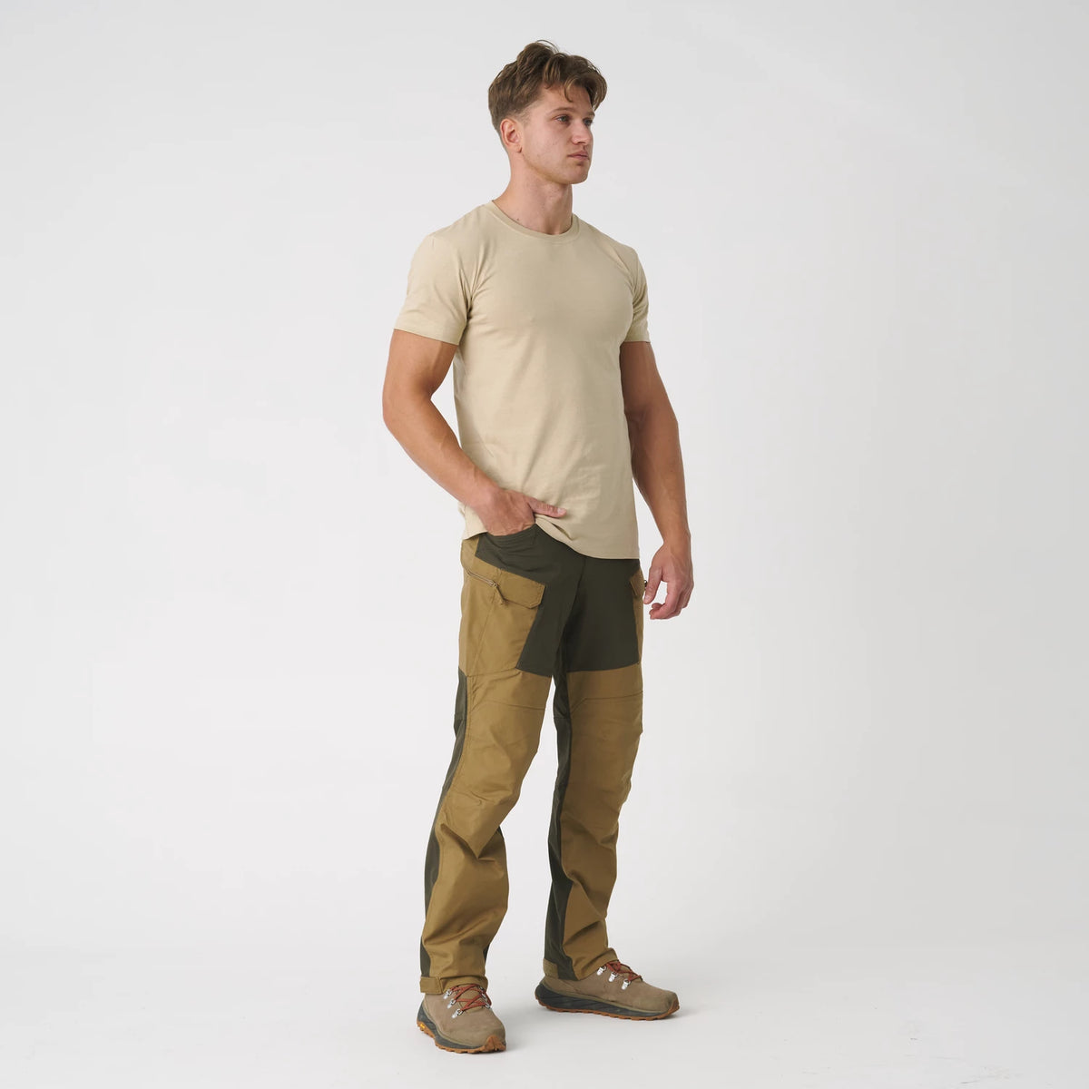 Helikon-Tex HYBRID OUTBACK nohavice Dura Canvas DuraCanvas, Ash Grey – detail 1