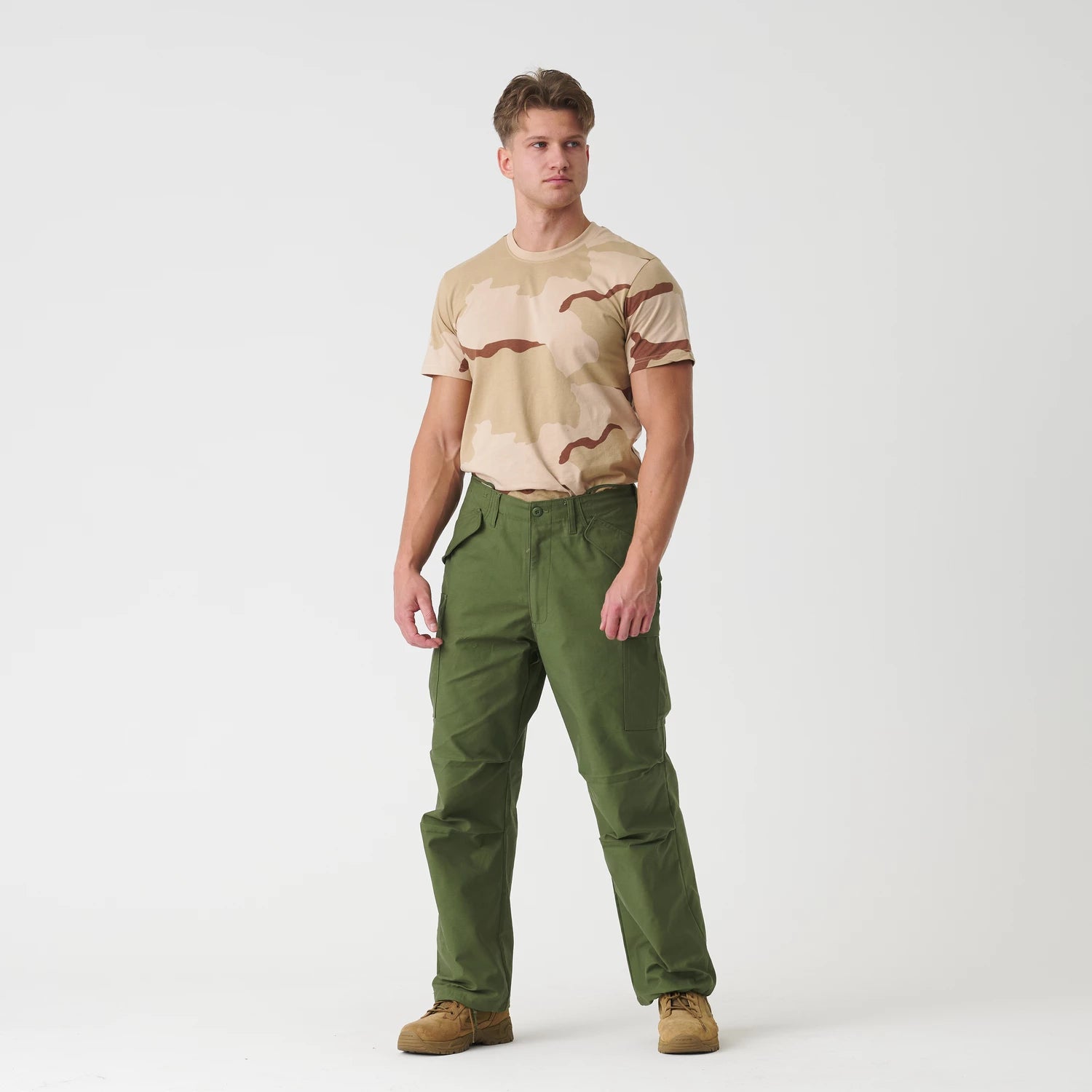 Helikon-Tex M65 nohavice Nyco Sateen, US Woodland – detail 3