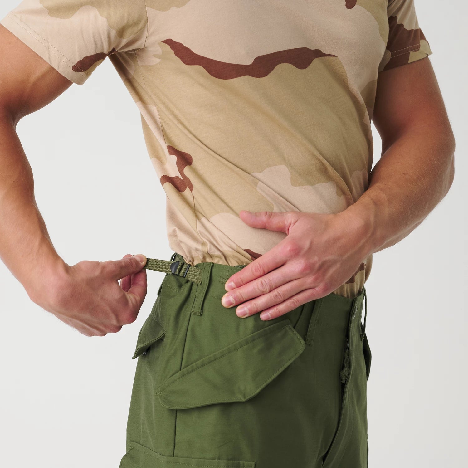 Helikon-Tex M65 nohavice Nyco Sateen, olivovo zelená – detail 10