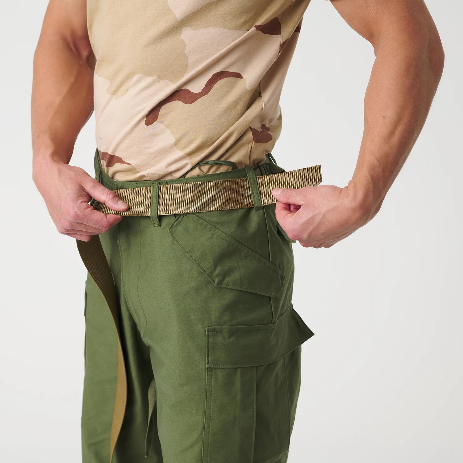 Helikon-Tex M65 nohavice Nyco Sateen, olivovo zelená – detail 15