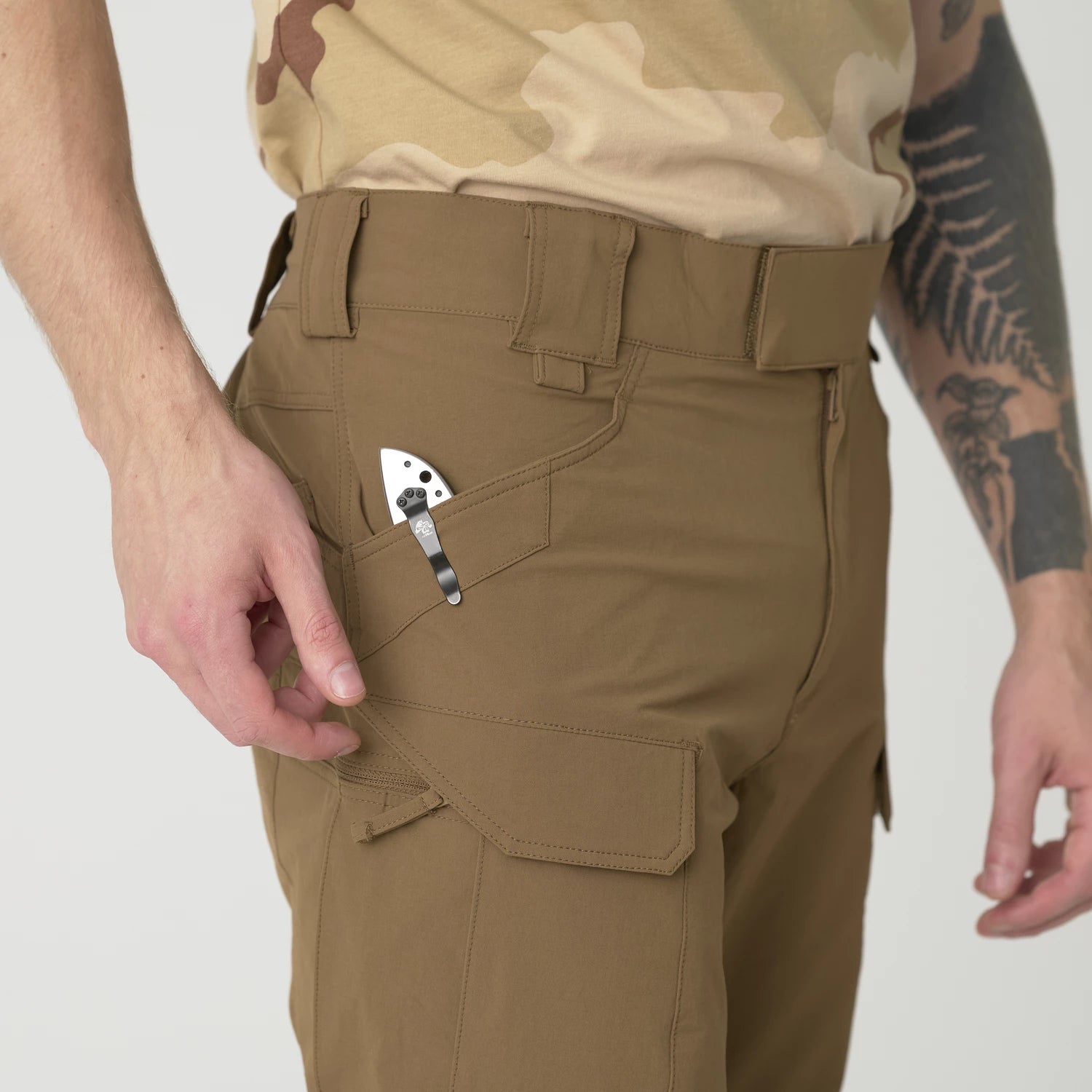 Helikon-Tex Outdoor Tactical nohavice taktické, čierne – detail 10
