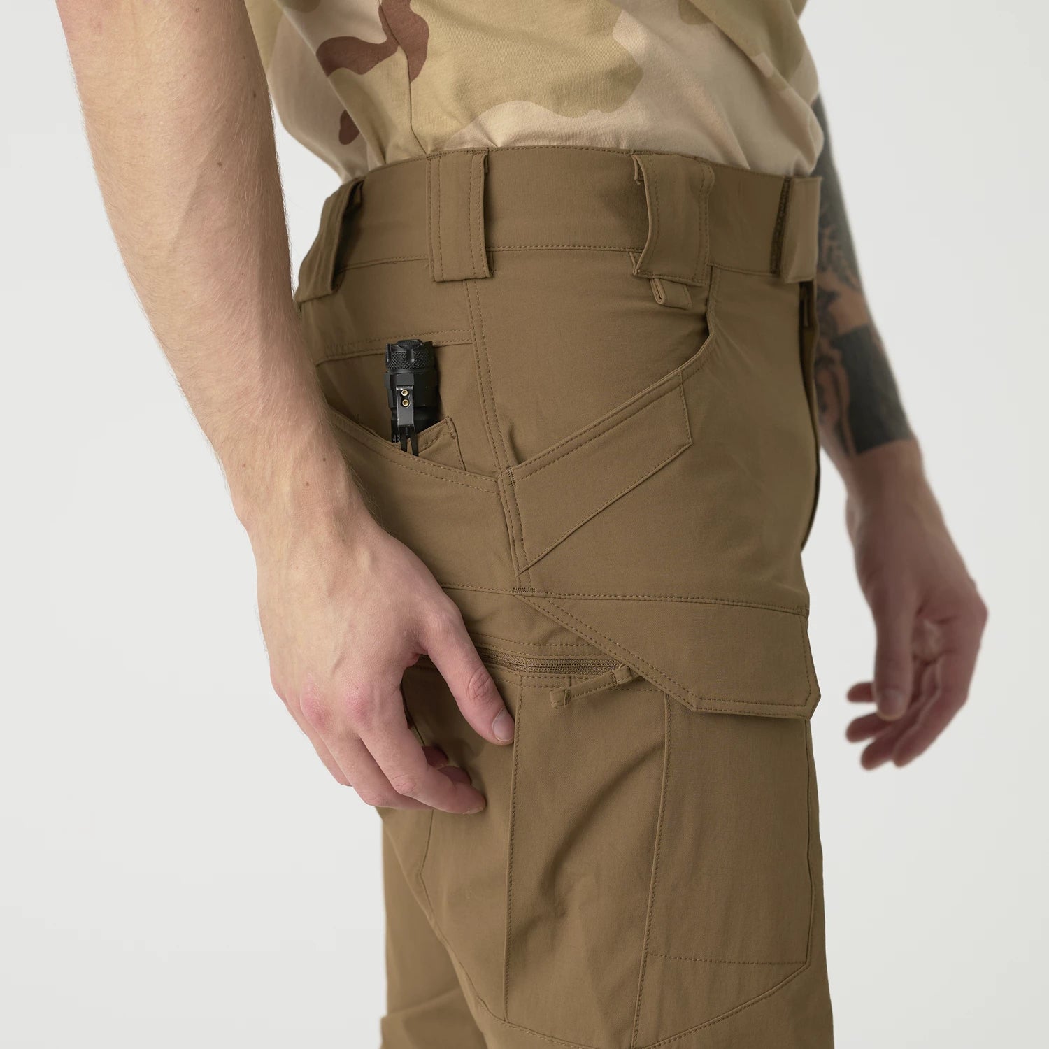 Helikon-Tex Outdoor Tactical nohavice taktické, khaki – detail 11