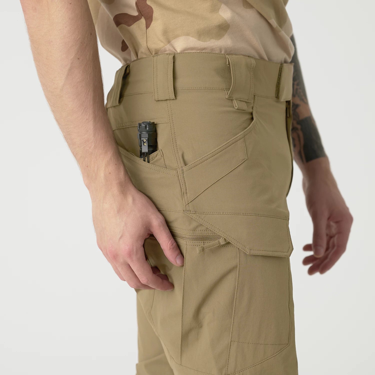 Helikon-Tex OTP nohavice VersaStretch taktické Versa Stretch Lite Outdoorové, Khaki – detail 11