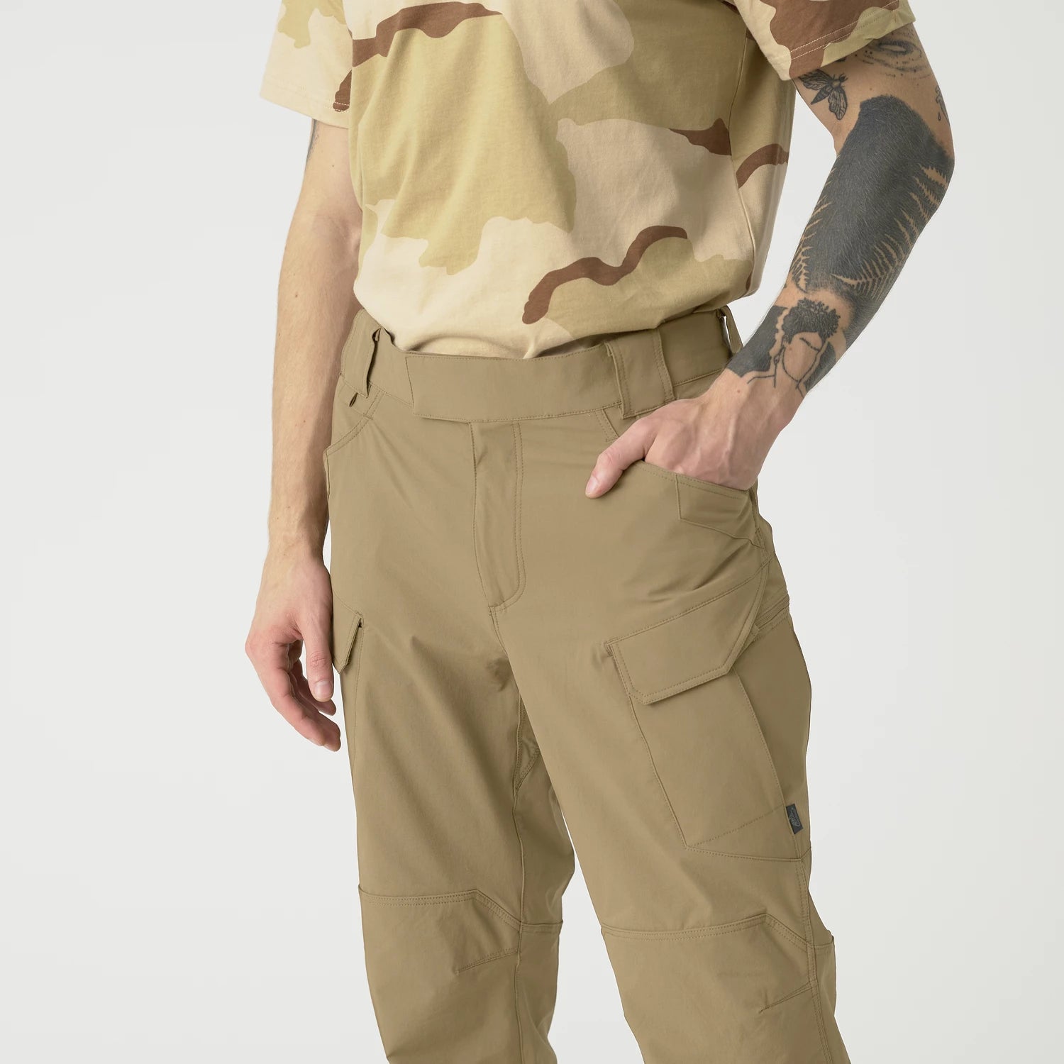 Helikon-Tex OTP nohavice VersaStretch taktické Versa Stretch Lite Outdoorové, Khaki – detail 12