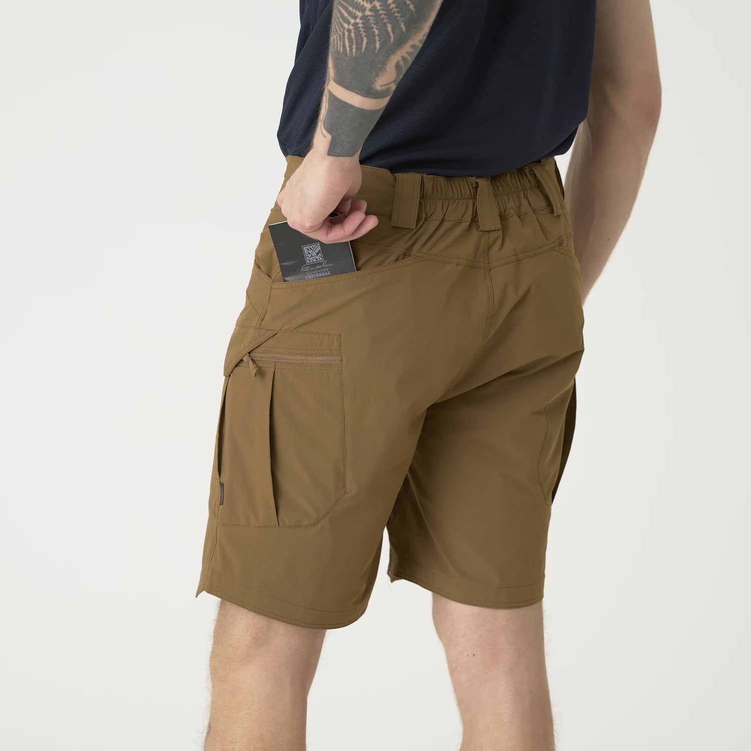Helikon-Tex OTS 8.5" šortky VersaStretch taktické outdoorové Versa Stretch Lite, Shadow Grey – detail 3