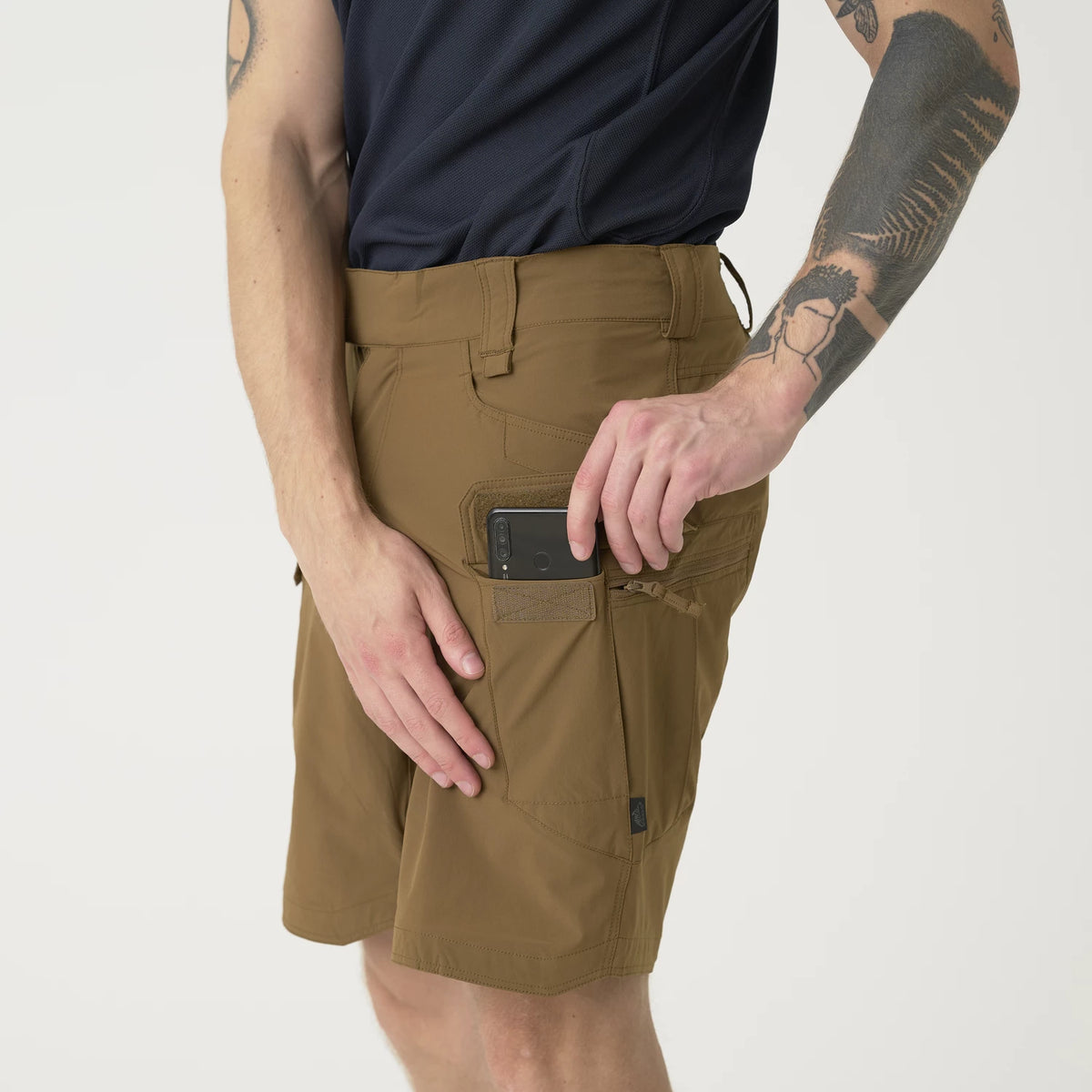 Helikon-Tex OTS 8.5" šortky VersaStretch taktické outdoorové Versa Stretch Lite, Black – detail 6