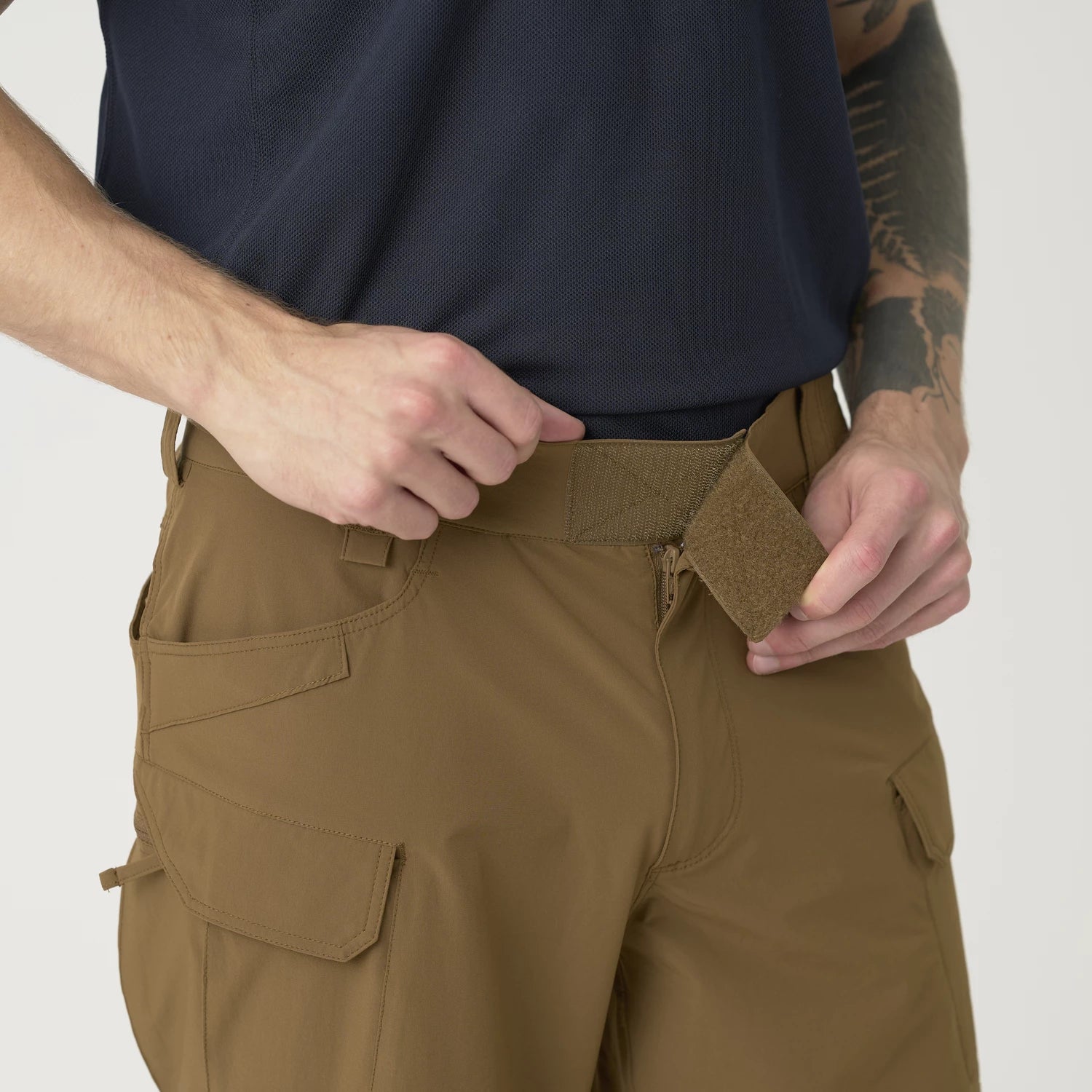 Helikon-Tex OTS 8.5" šortky VersaStretch taktické outdoorové Versa Stretch Lite, Shadow Grey – detail 9