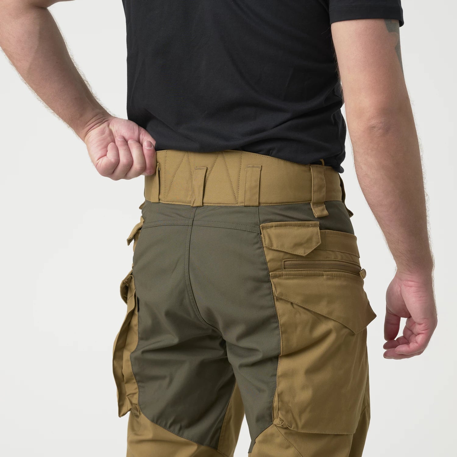 Helikon-Tex Pilgrim® nohavice, taiga green/čierna – detail 6