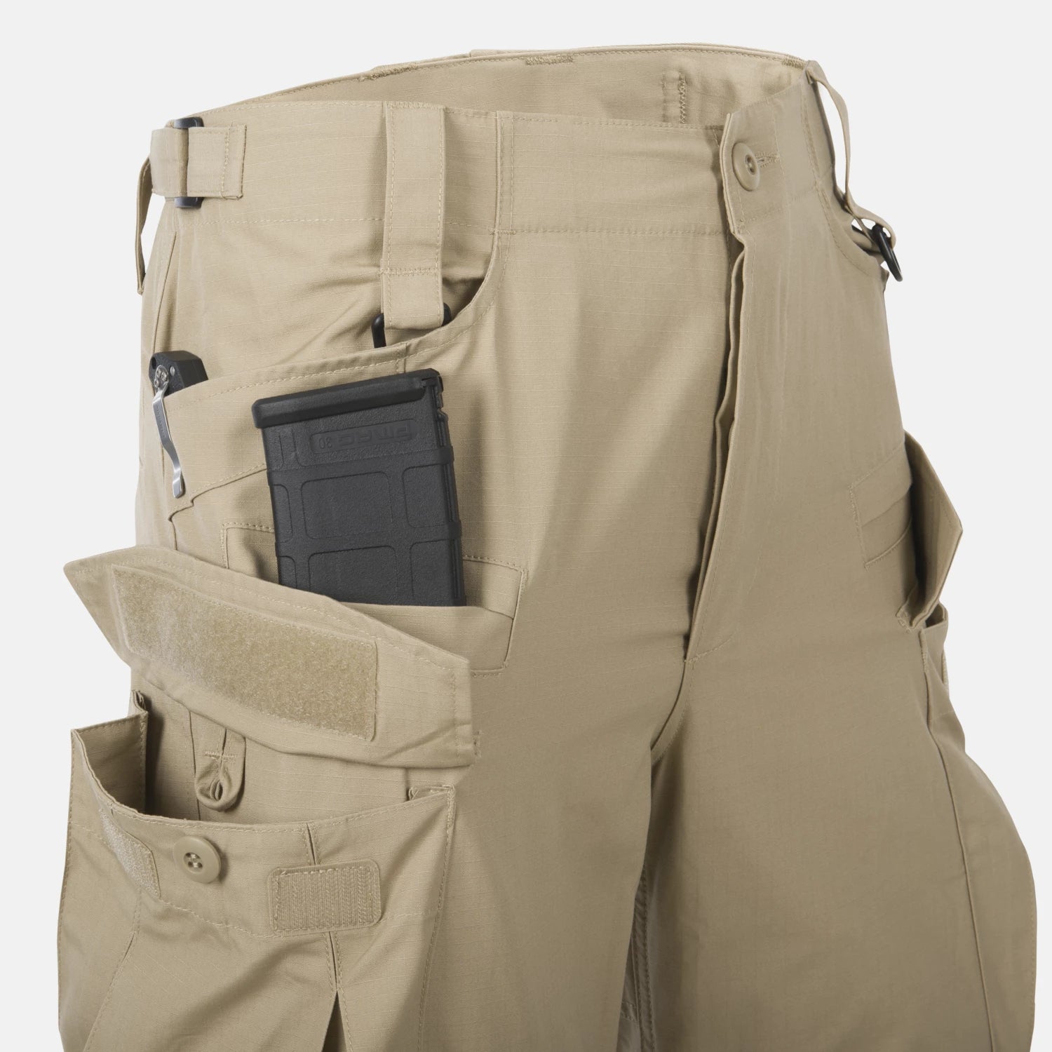 Helikon-Tex SFU NEXT nohavice Rip-Stop, khaki – detail